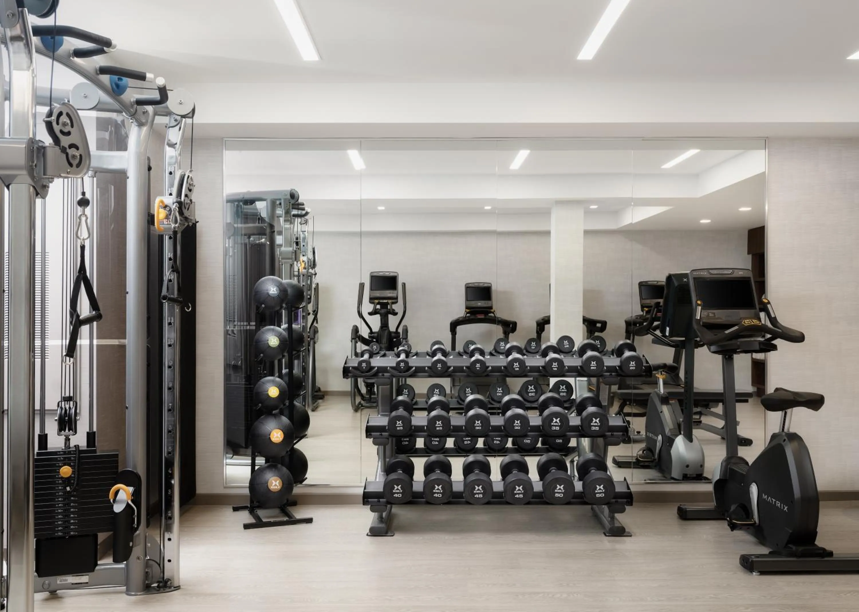 Fitness centre/facilities in AC Hotel by Marriott Dayton