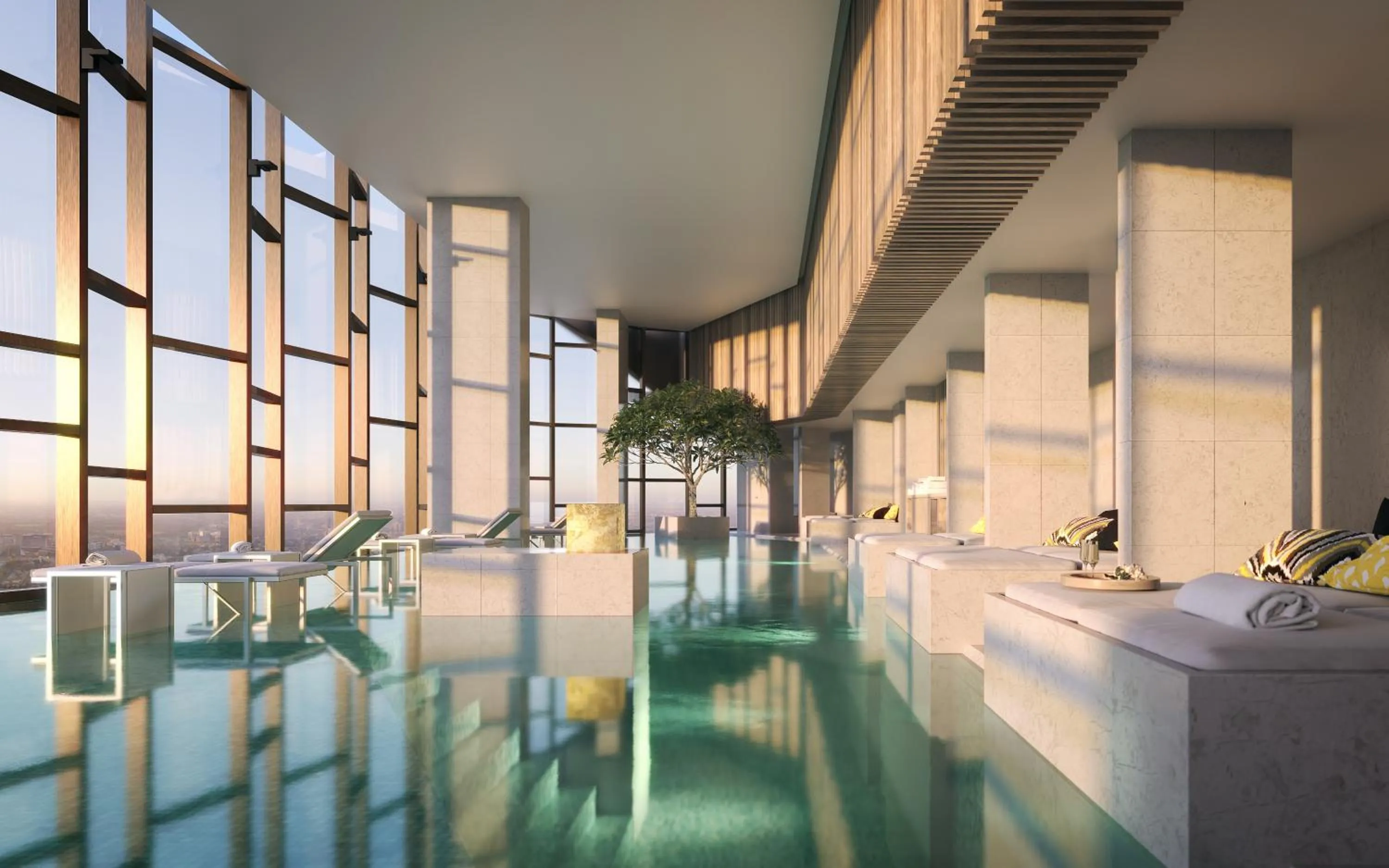 Swimming pool in The Ritz-Carlton, Melbourne
