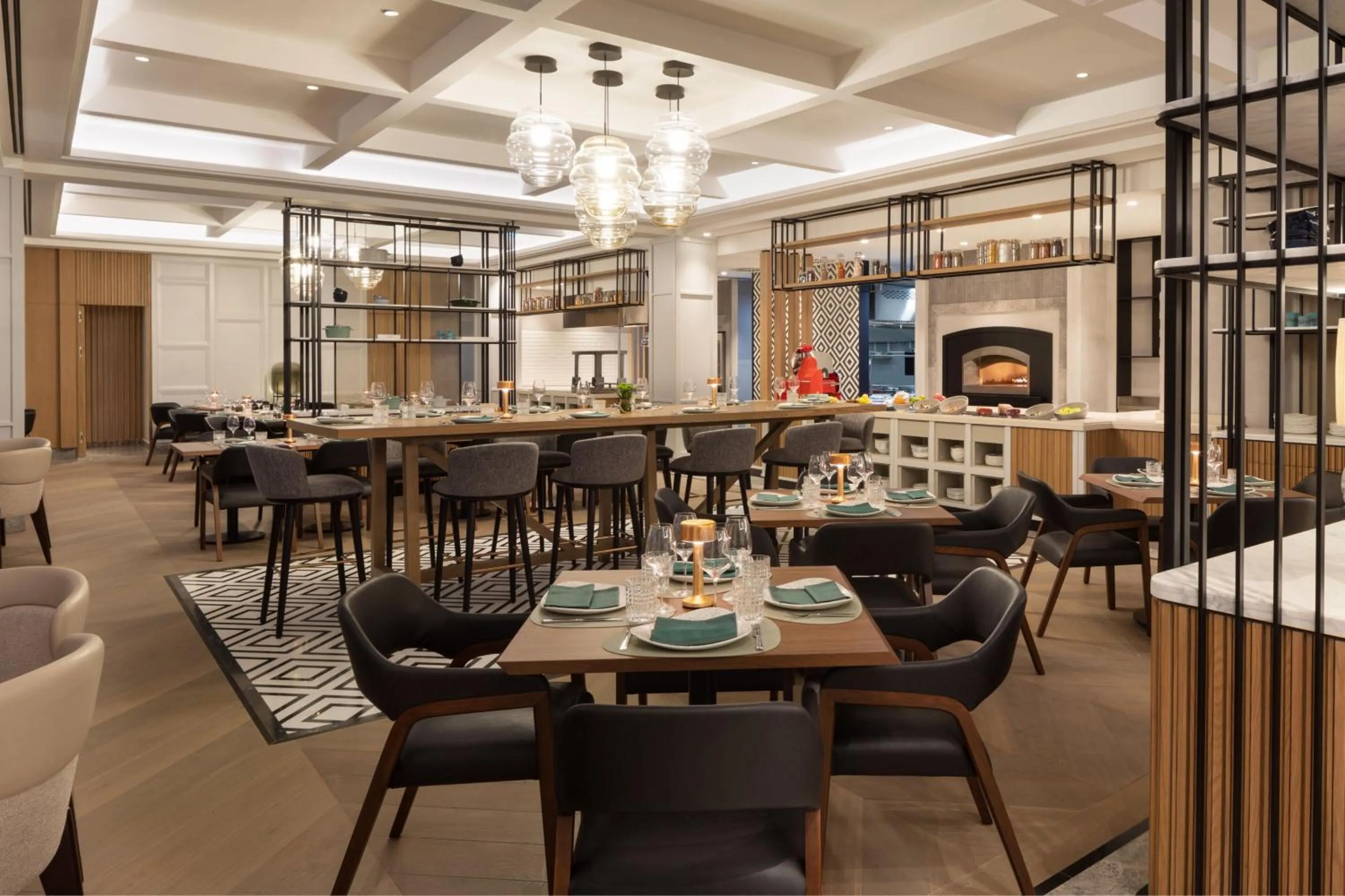 Restaurant/places to eat in Tirana Marriott Hotel