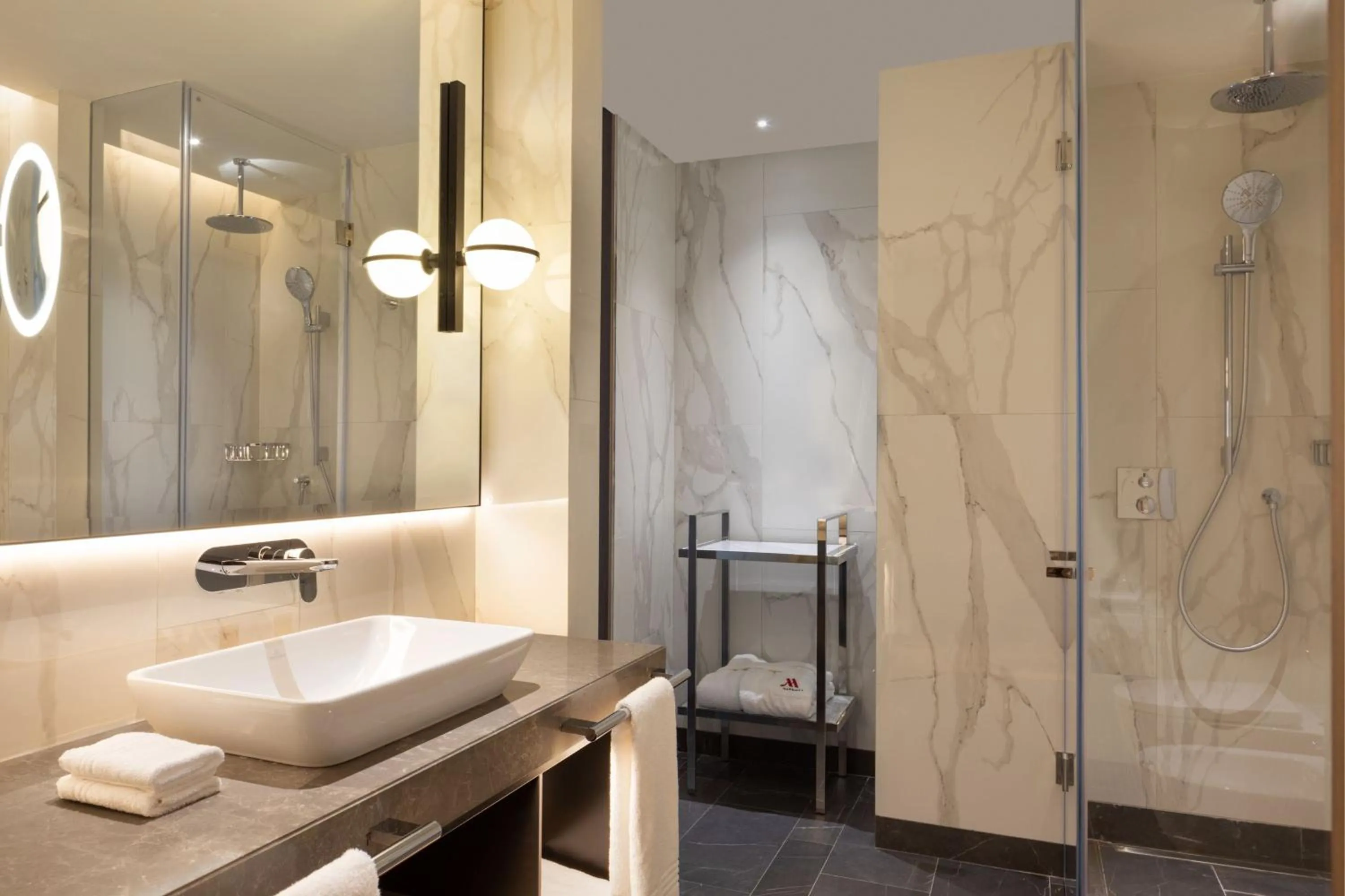 Bathroom in Tirana Marriott Hotel