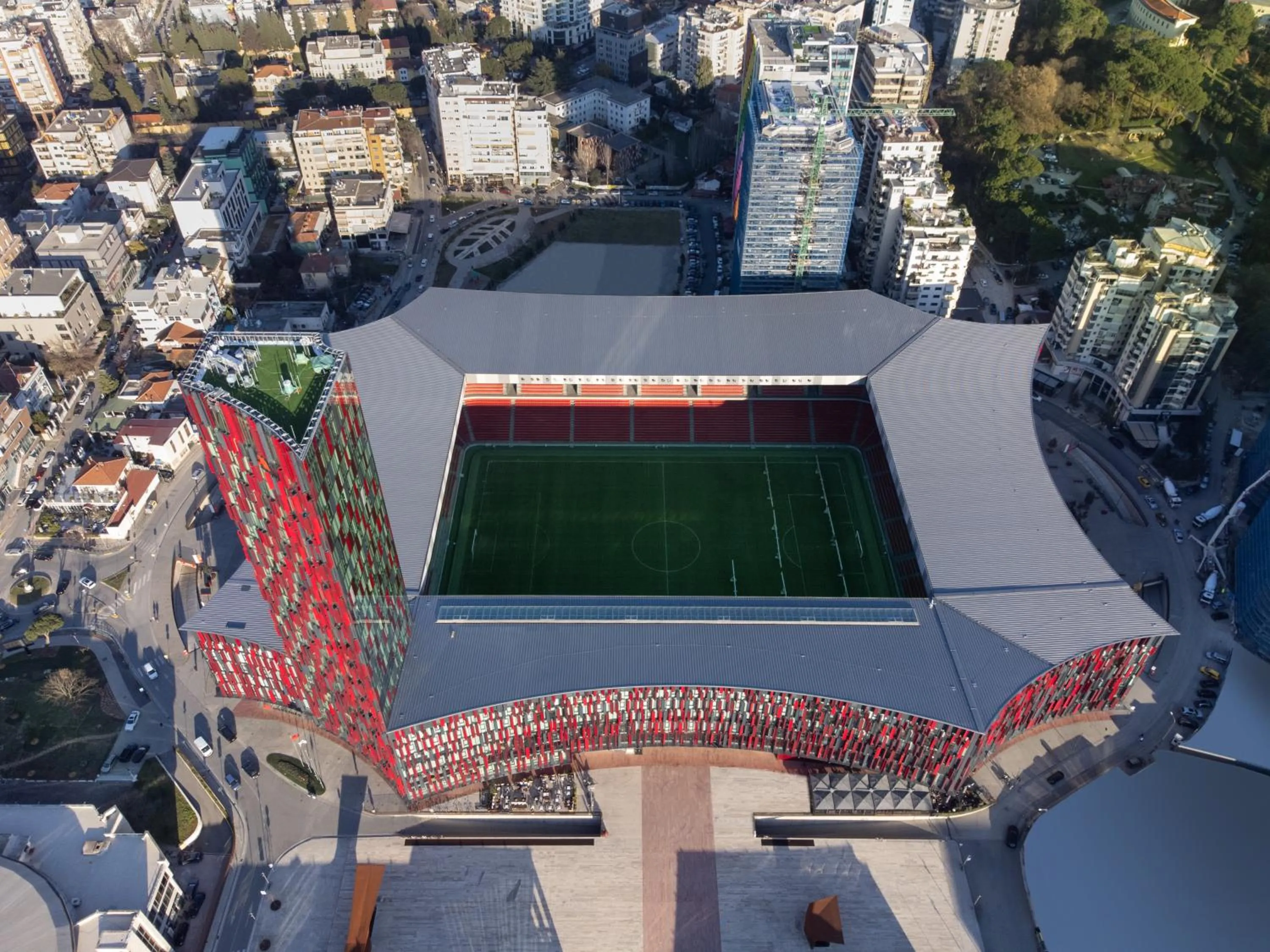 Property building in Tirana Marriott Hotel