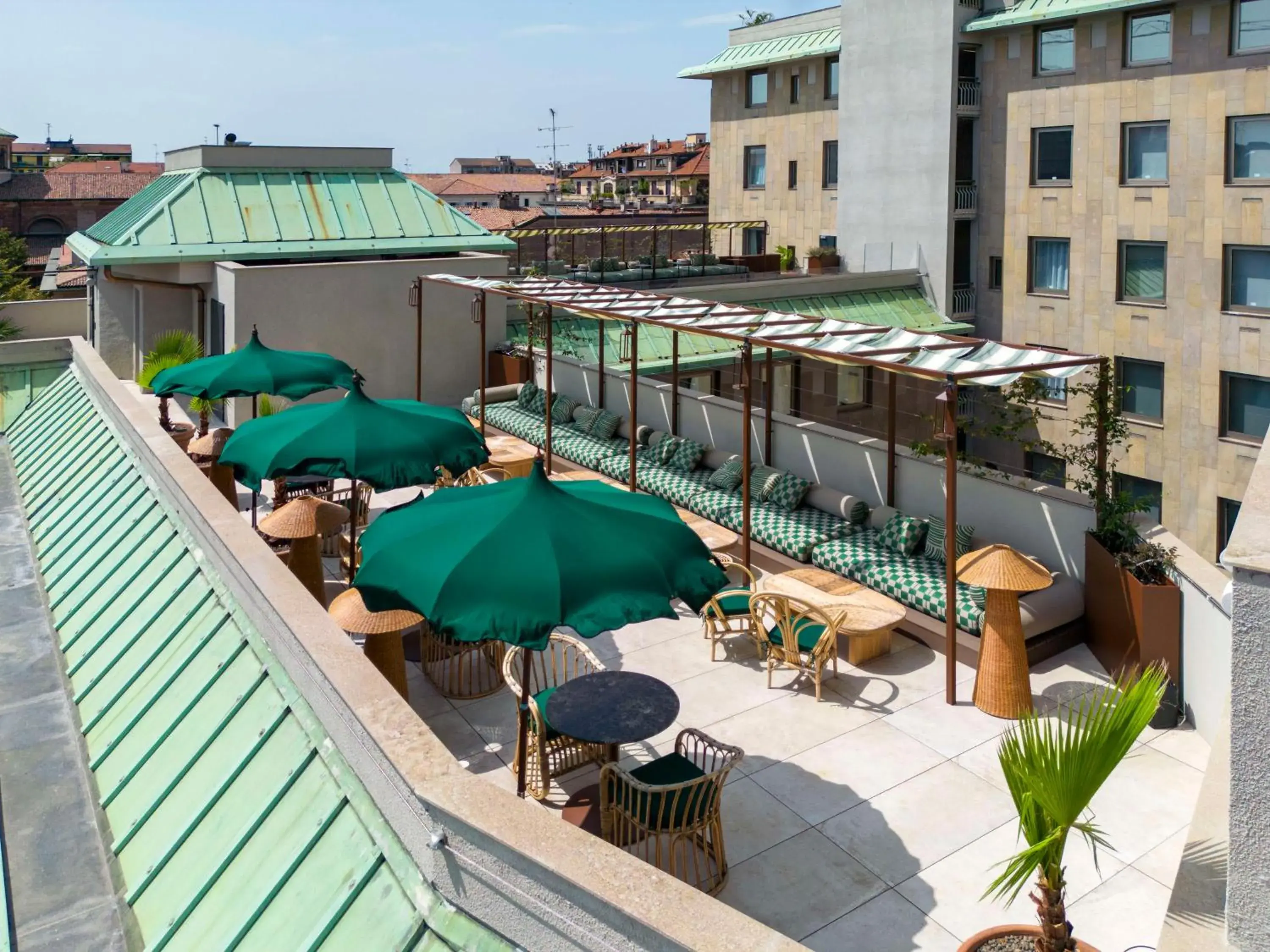 Pool view in Radisson Collection Hotel, Santa Sofia Milan Pool view in Radisson Collection Hotel, Santa Sofia Milan