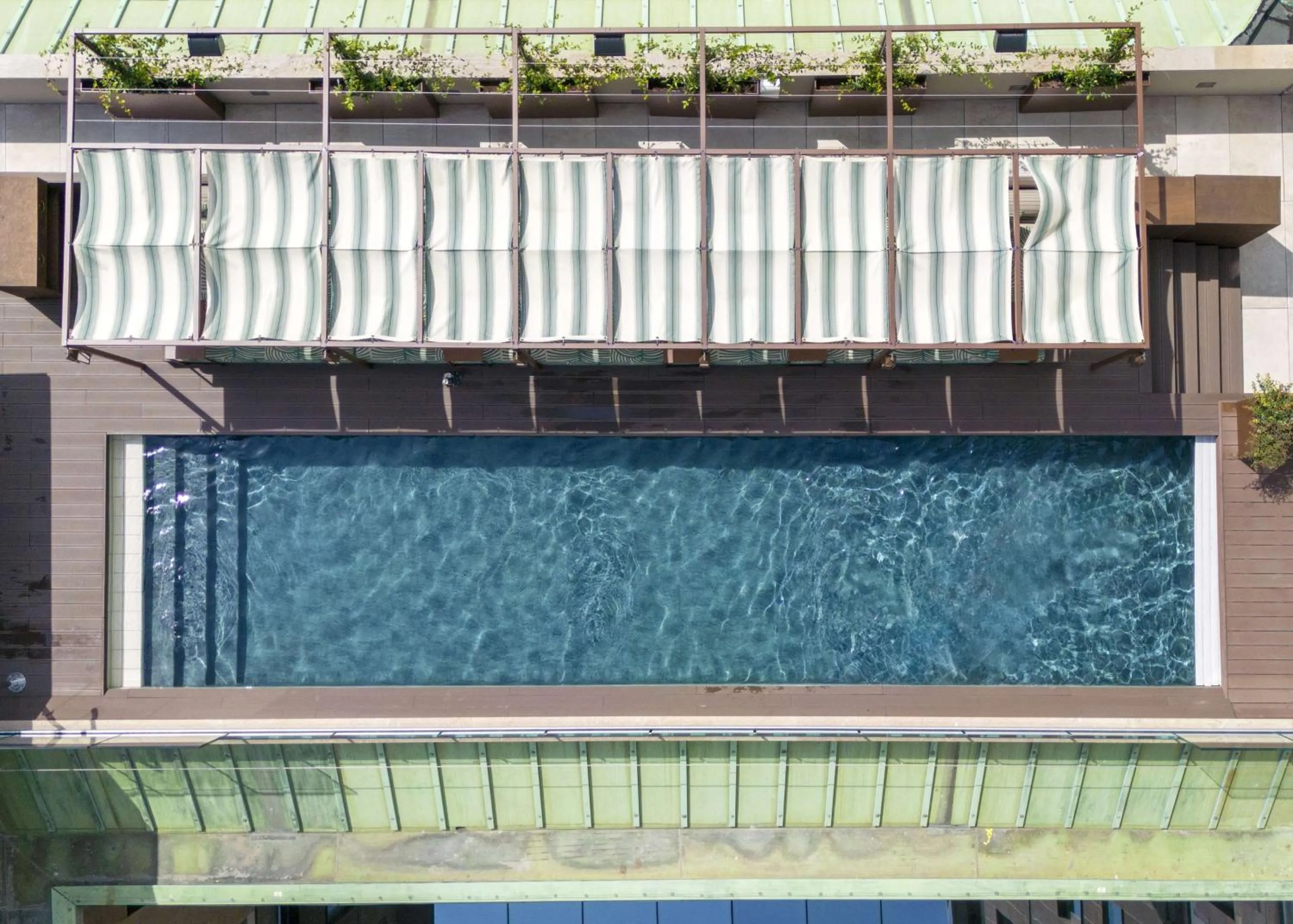 Pool view in Radisson Collection Hotel, Santa Sofia Milan