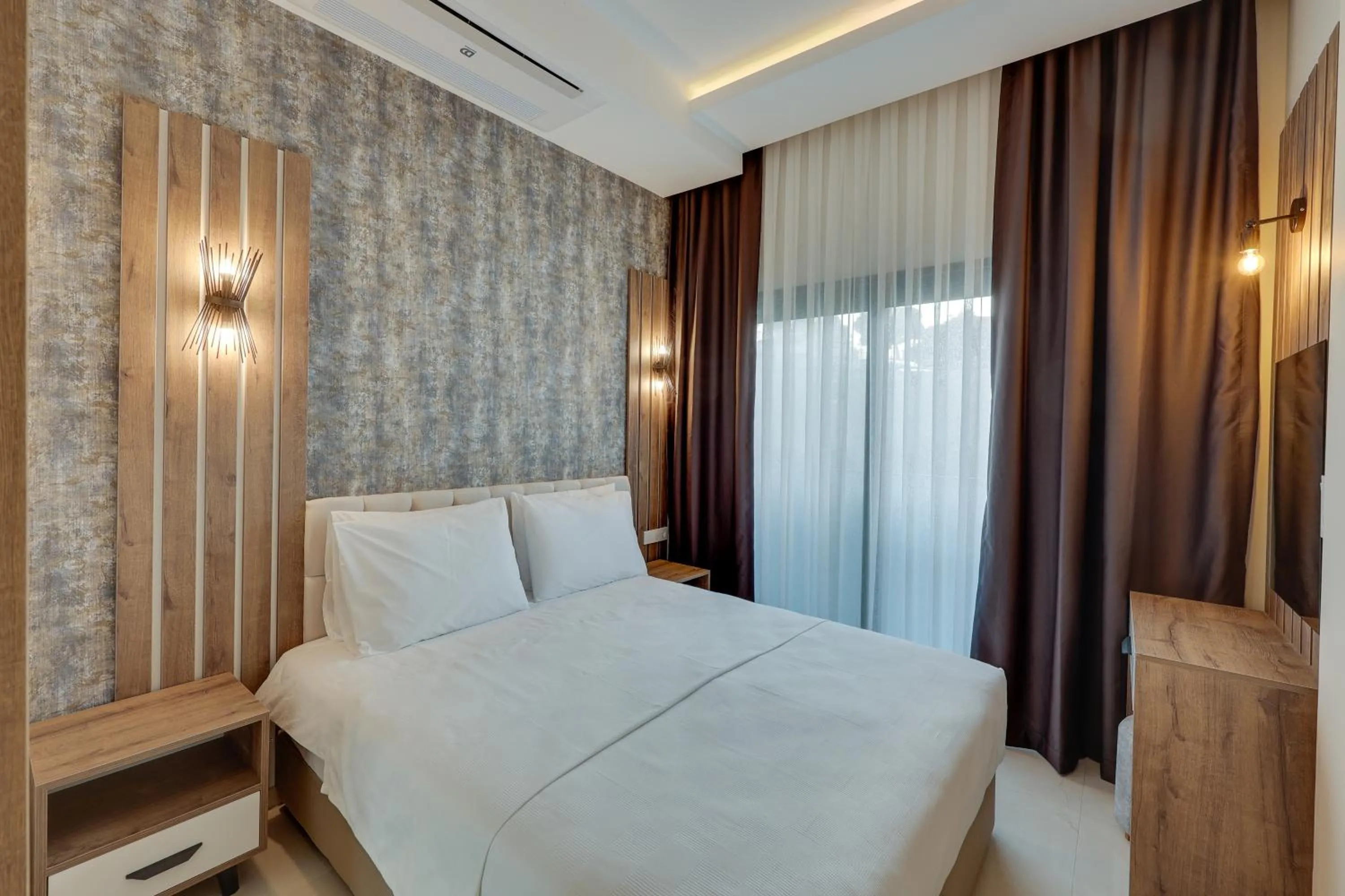 Bedroom in Ege Birlik Seasight Suites