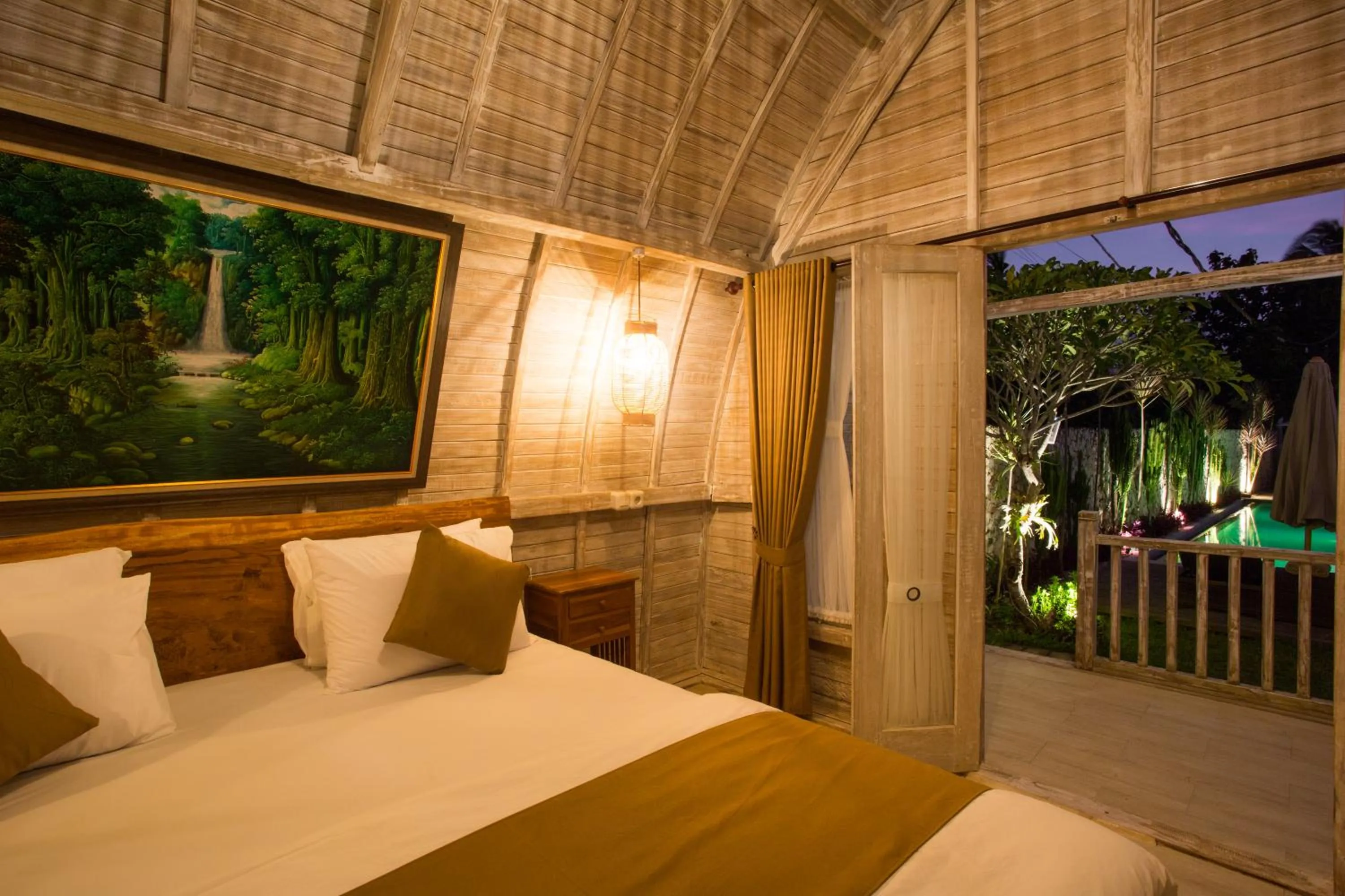 Balcony/Terrace, Bed in Wage cottage