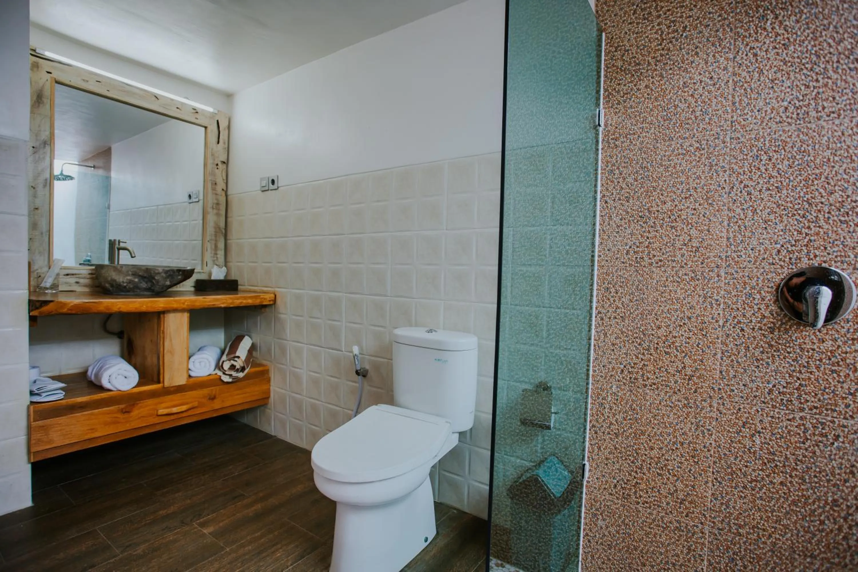 Toilet in Wage cottage