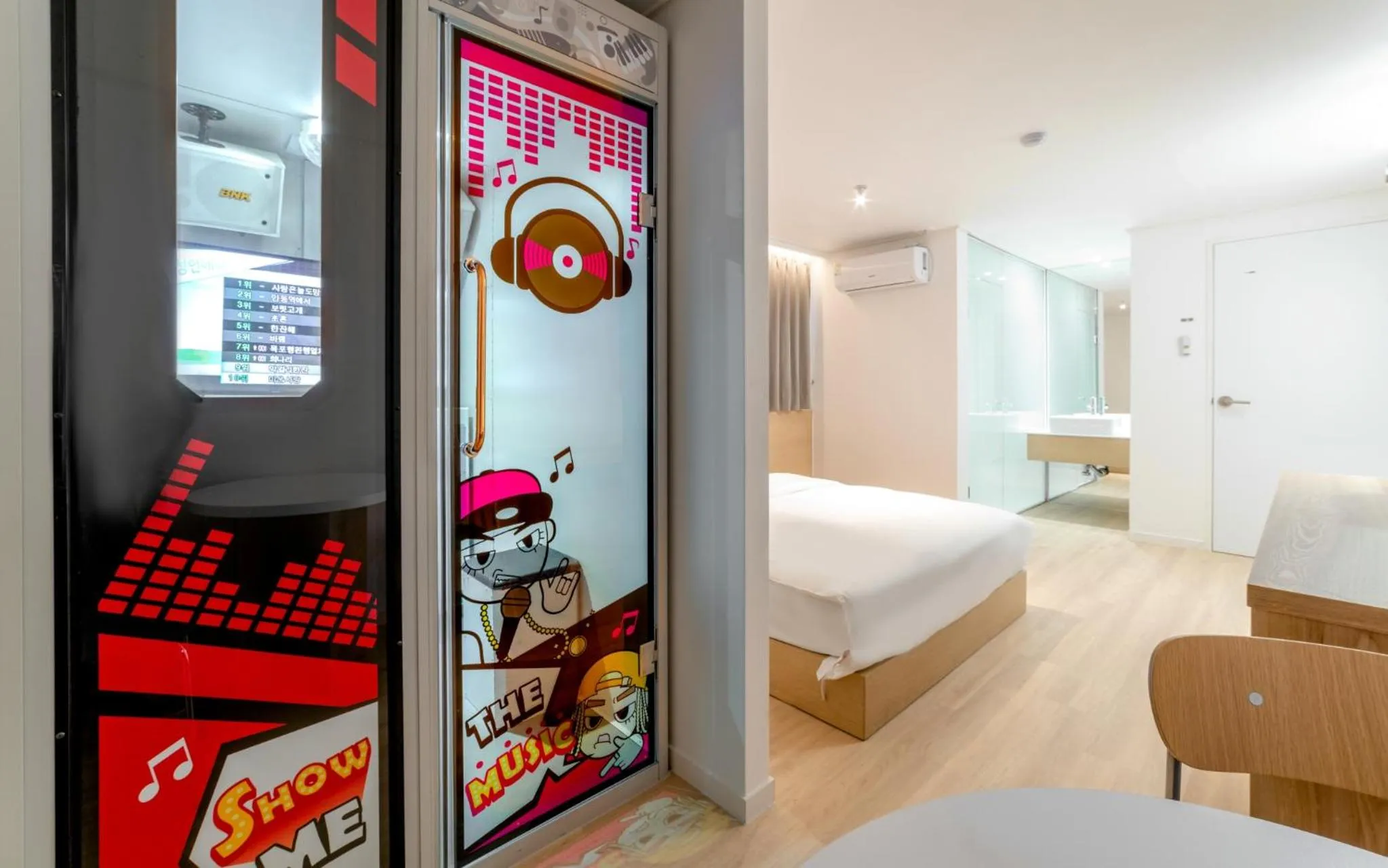 Karaoke, Bed in Aank Hotel Incheon Bupyeong