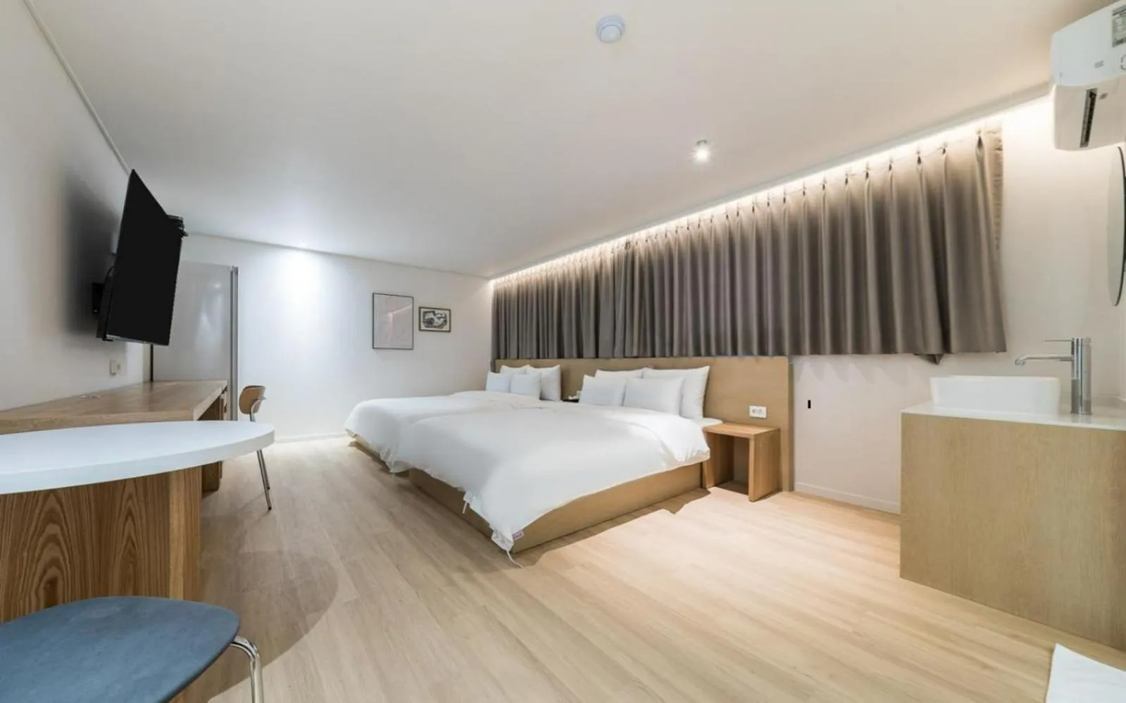 Bedroom, Bed in Aank Hotel Incheon Bupyeong