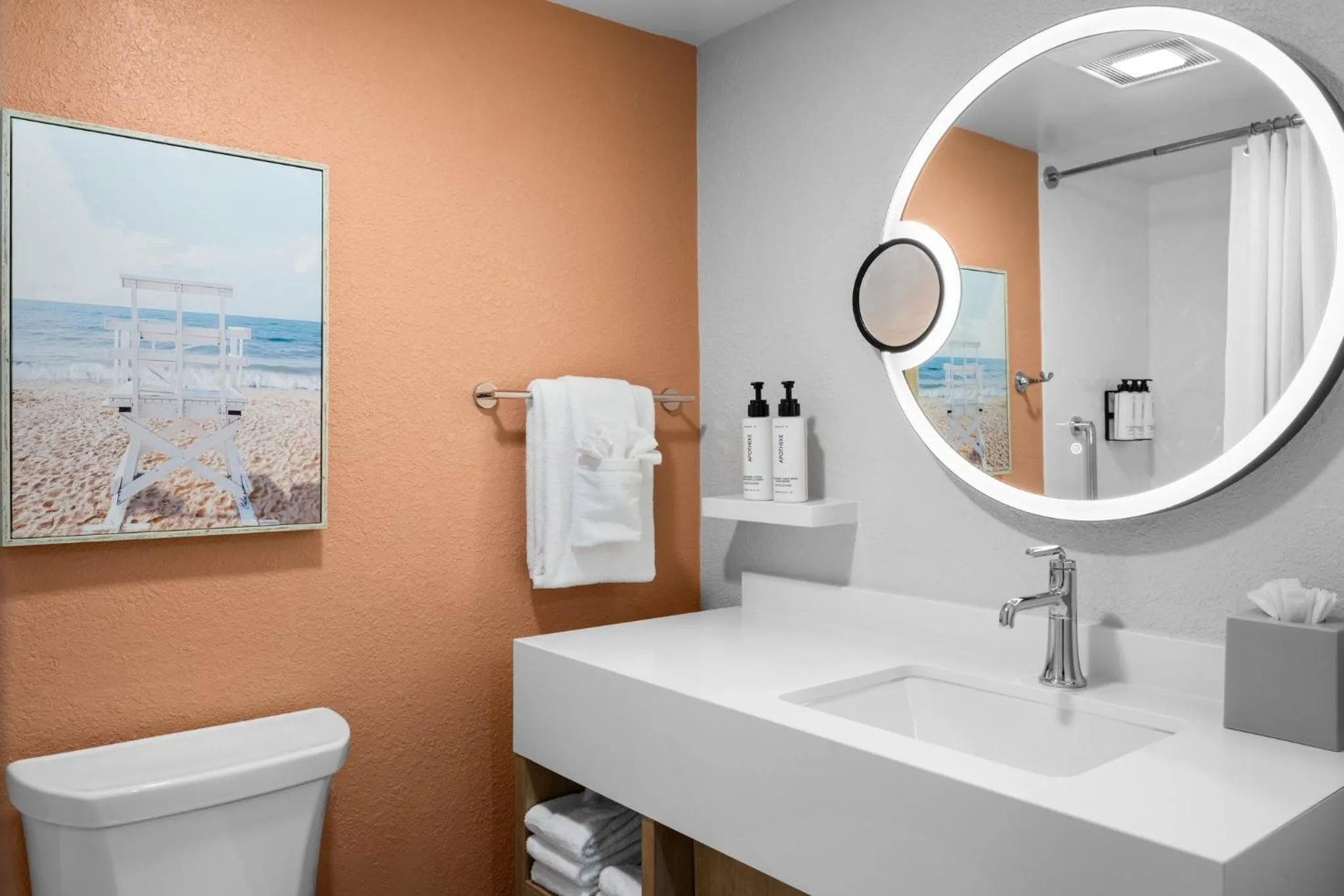 Bathroom in voco The Shelby - Myrtle Beach by IHG