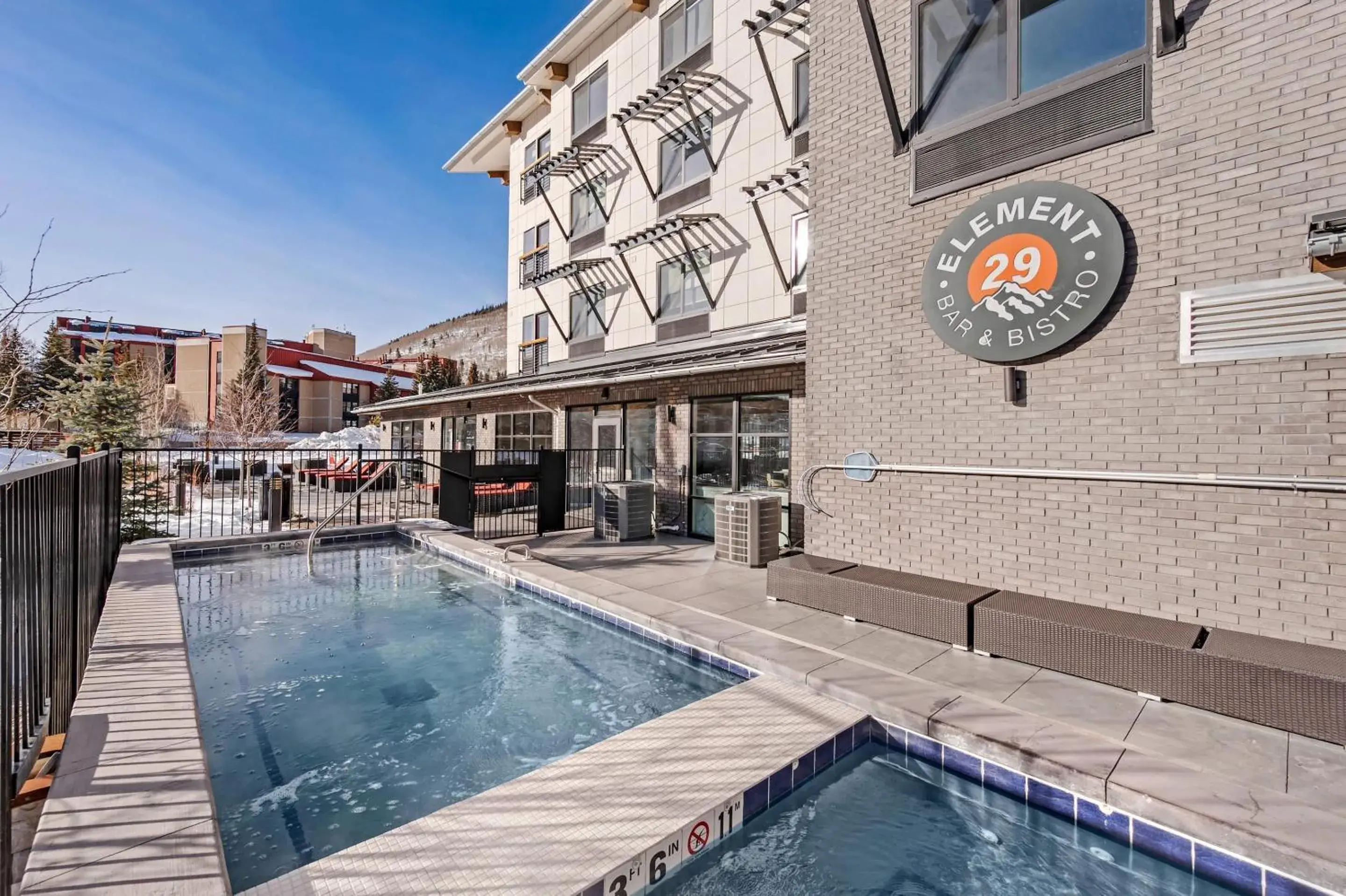 Swimming pool in Cambria Hotel Copper Mountain Swimming pool in Cambria Hotel Copper Mountain