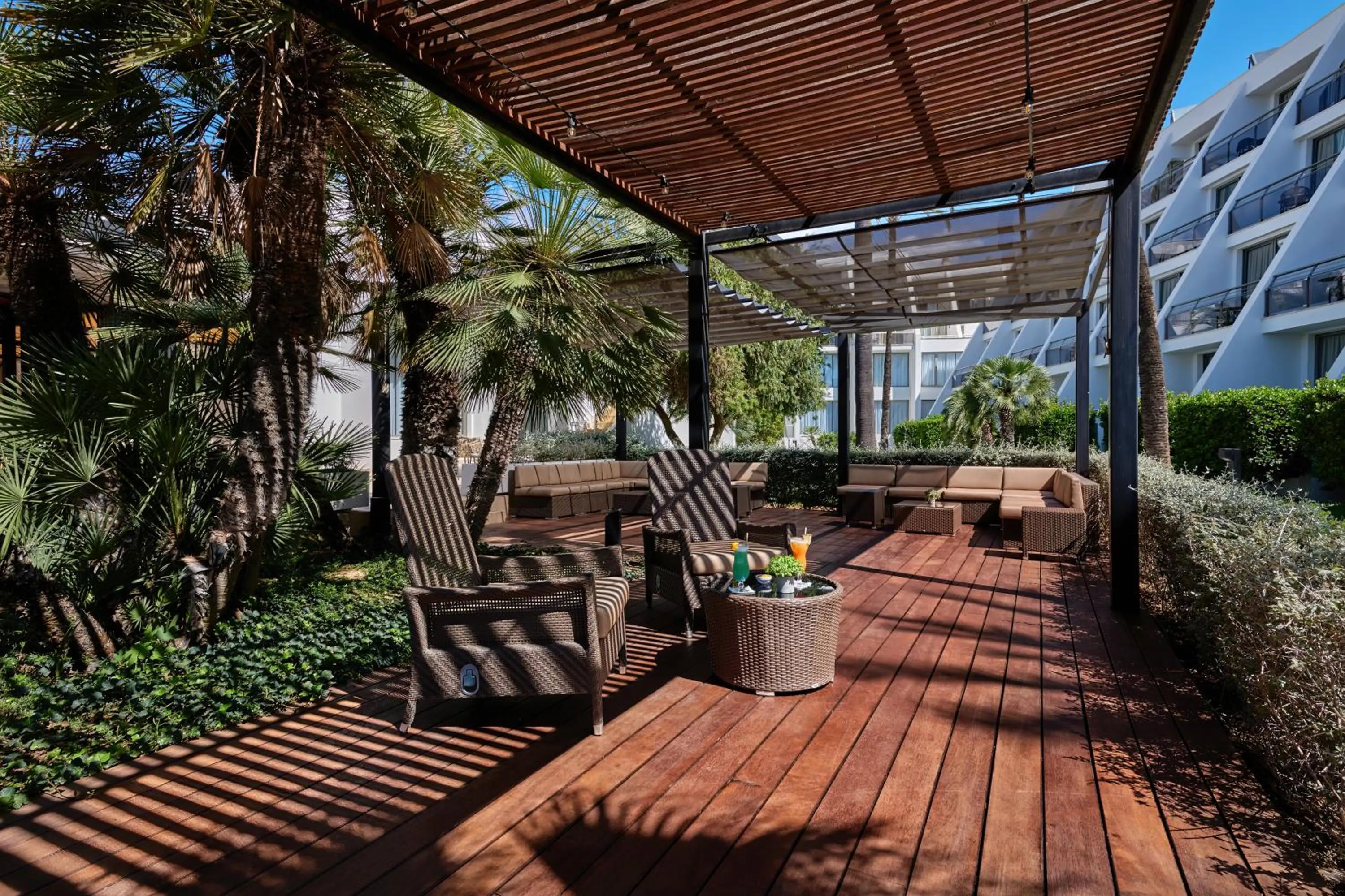 Patio in Protur Sa Coma Playa Hotel & Spa