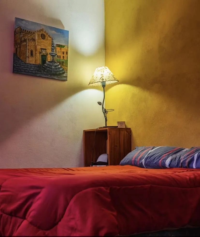 Bed in Posada The Gringos