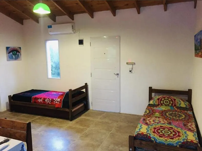 Living room, Bed in Posada The Gringos