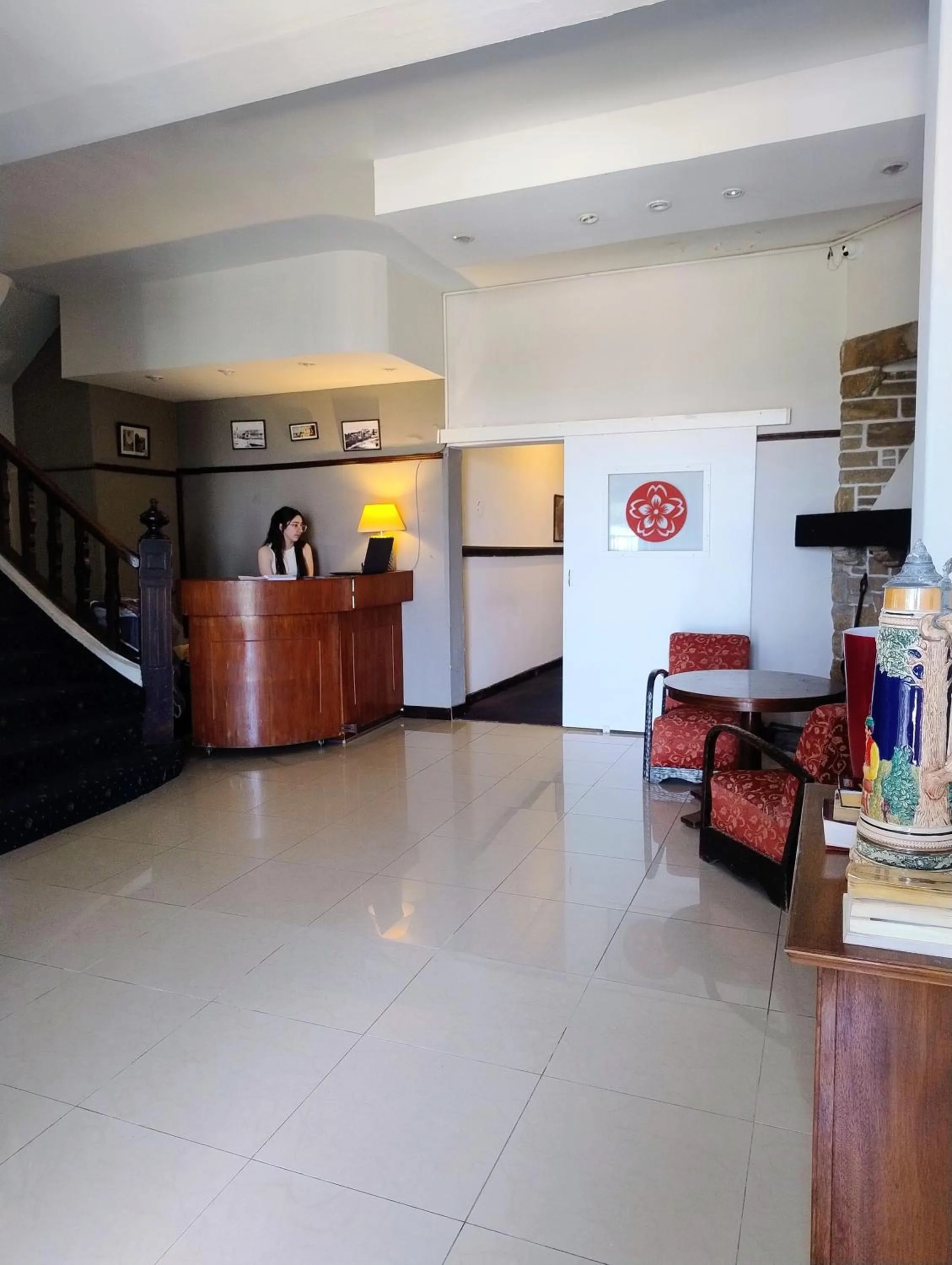 Lobby or reception in Hostal del Sur