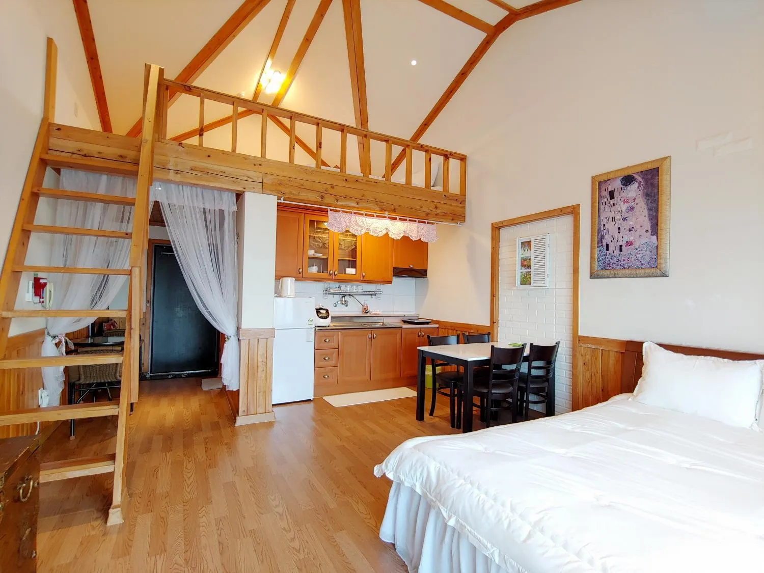 Bed in Herb in Pension