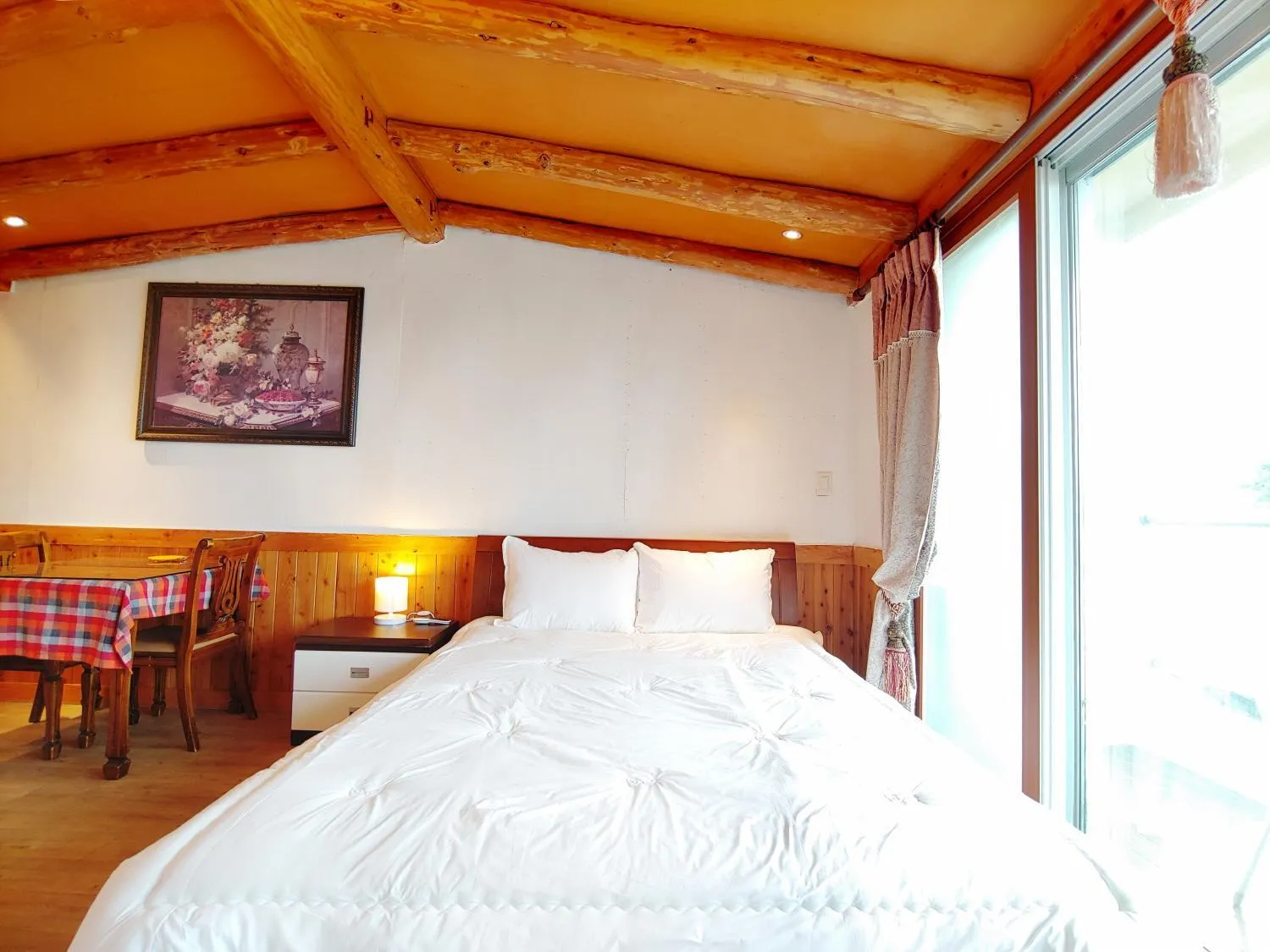 Bed in Herb in Pension