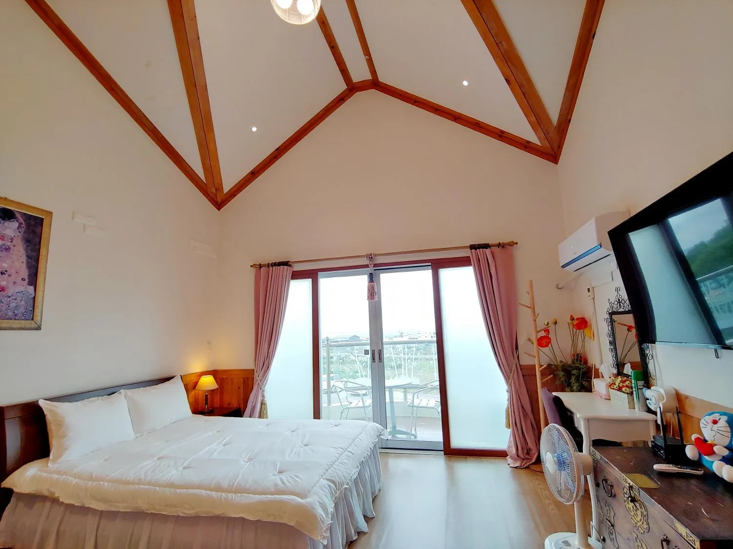 Bed in Herb in Pension