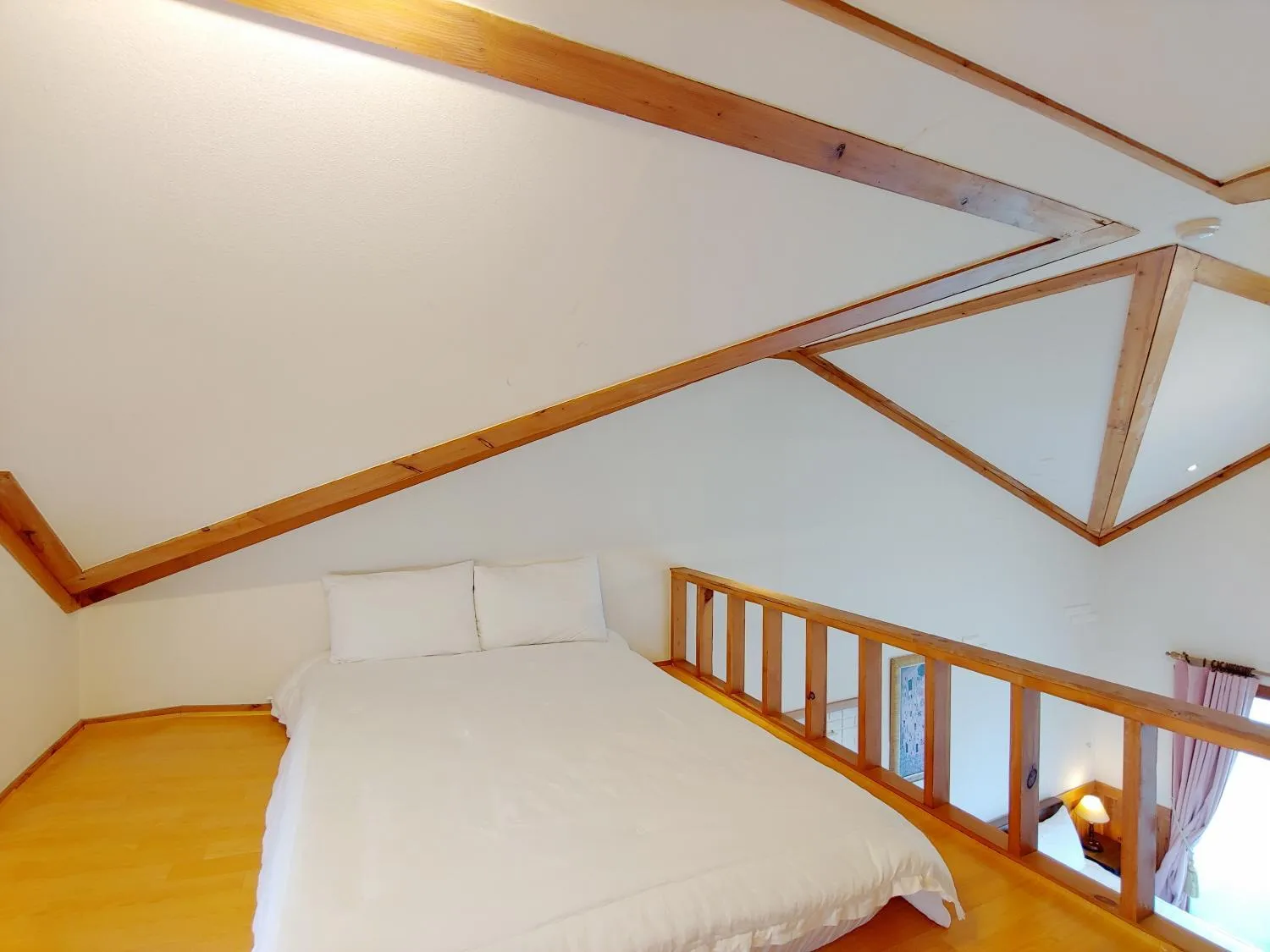 Bed in Herb in Pension