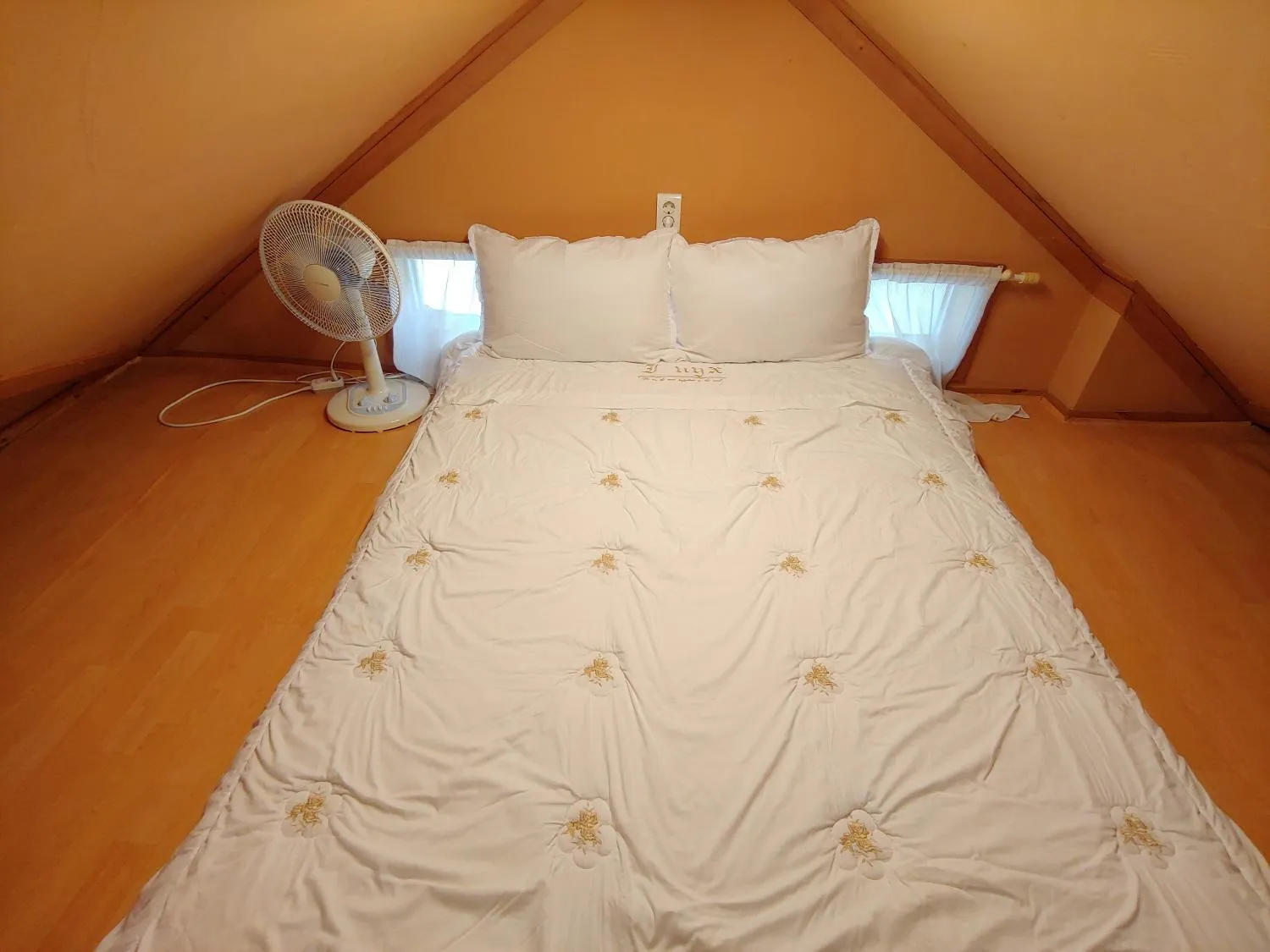 Bed in Herb in Pension