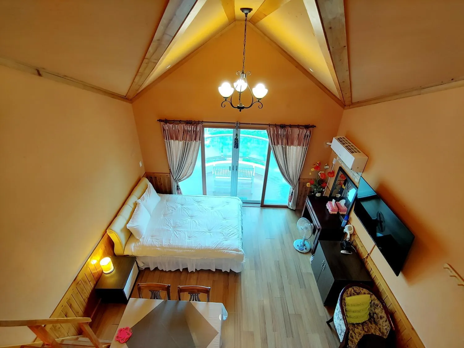 Bed in Herb in Pension