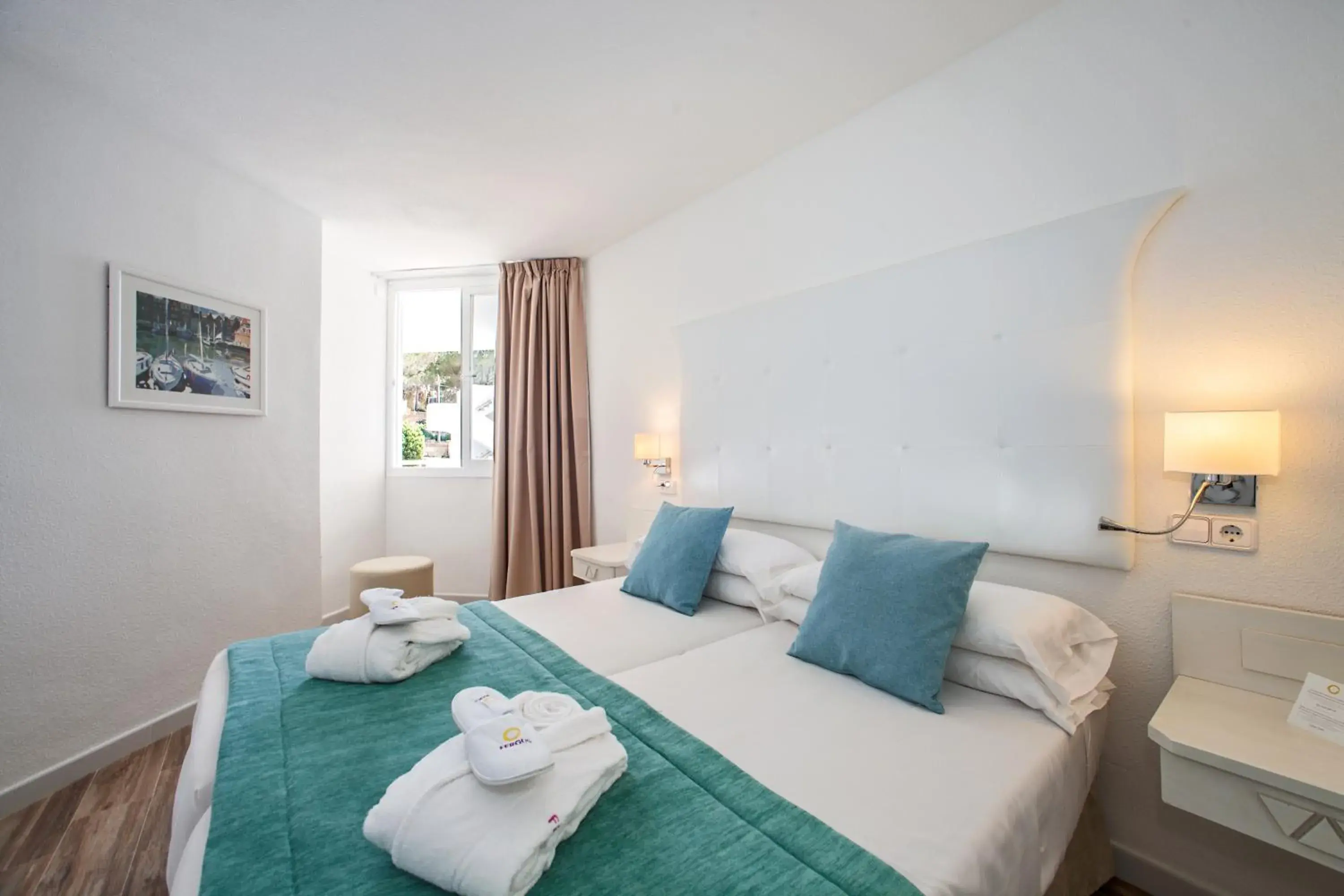 Photo of the whole room, Bed in FERGUS Style Cala Blanca Suites Photo of the whole room, Bed in FERGUS Style Cala Blanca Suites