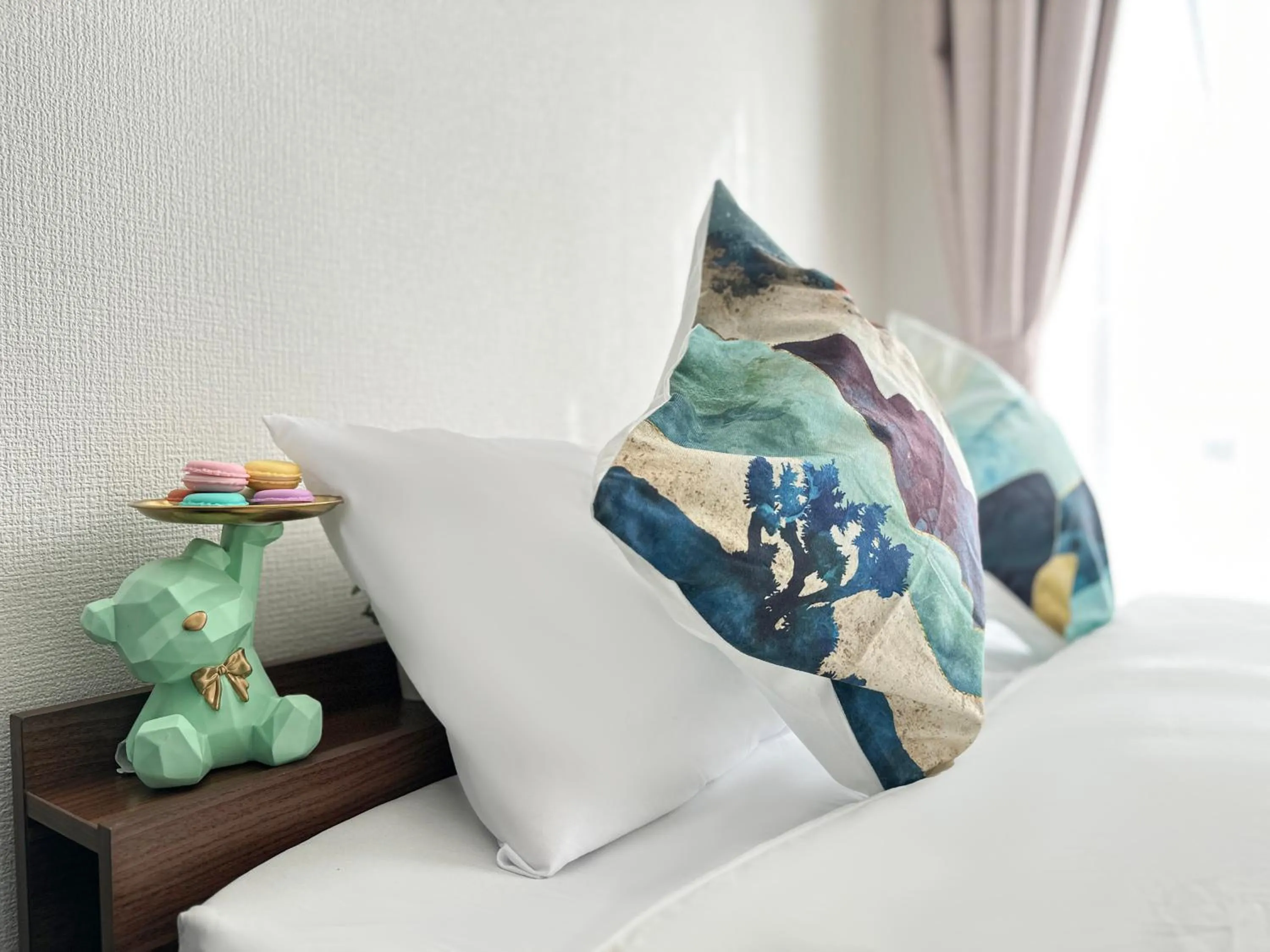 Bed in nestay suite tokyo ikebukuro