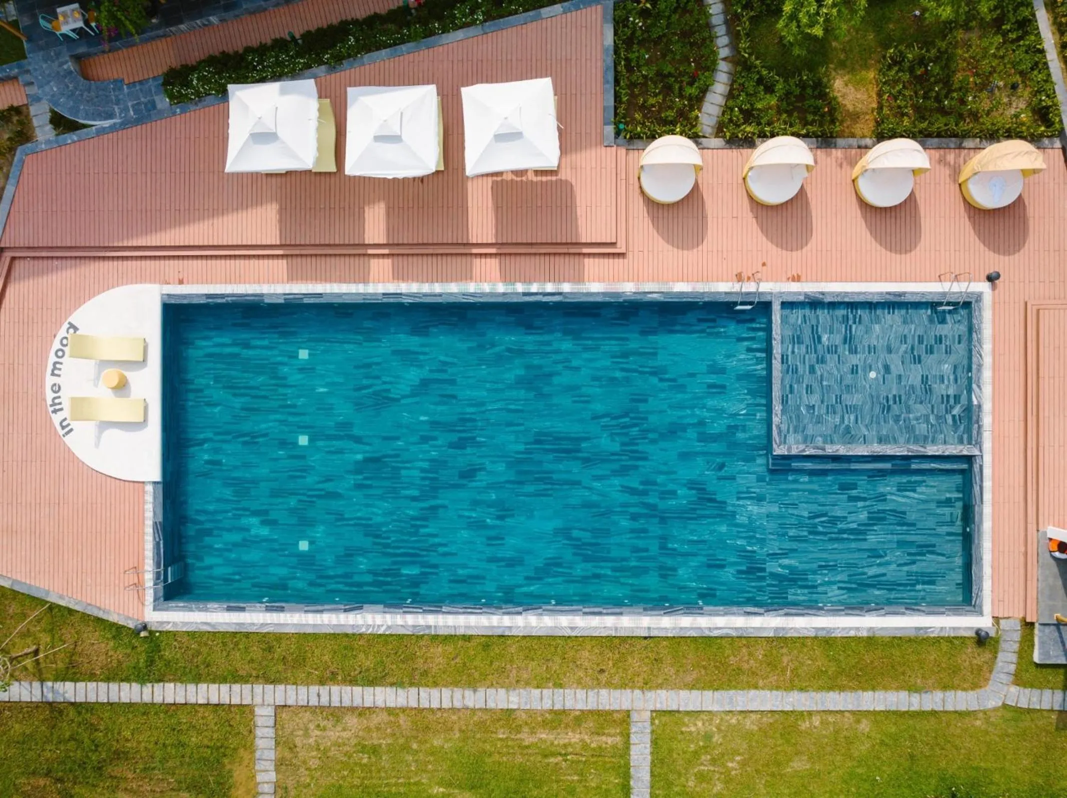 Pool view in Moodhoian Riverside Resort & Spa