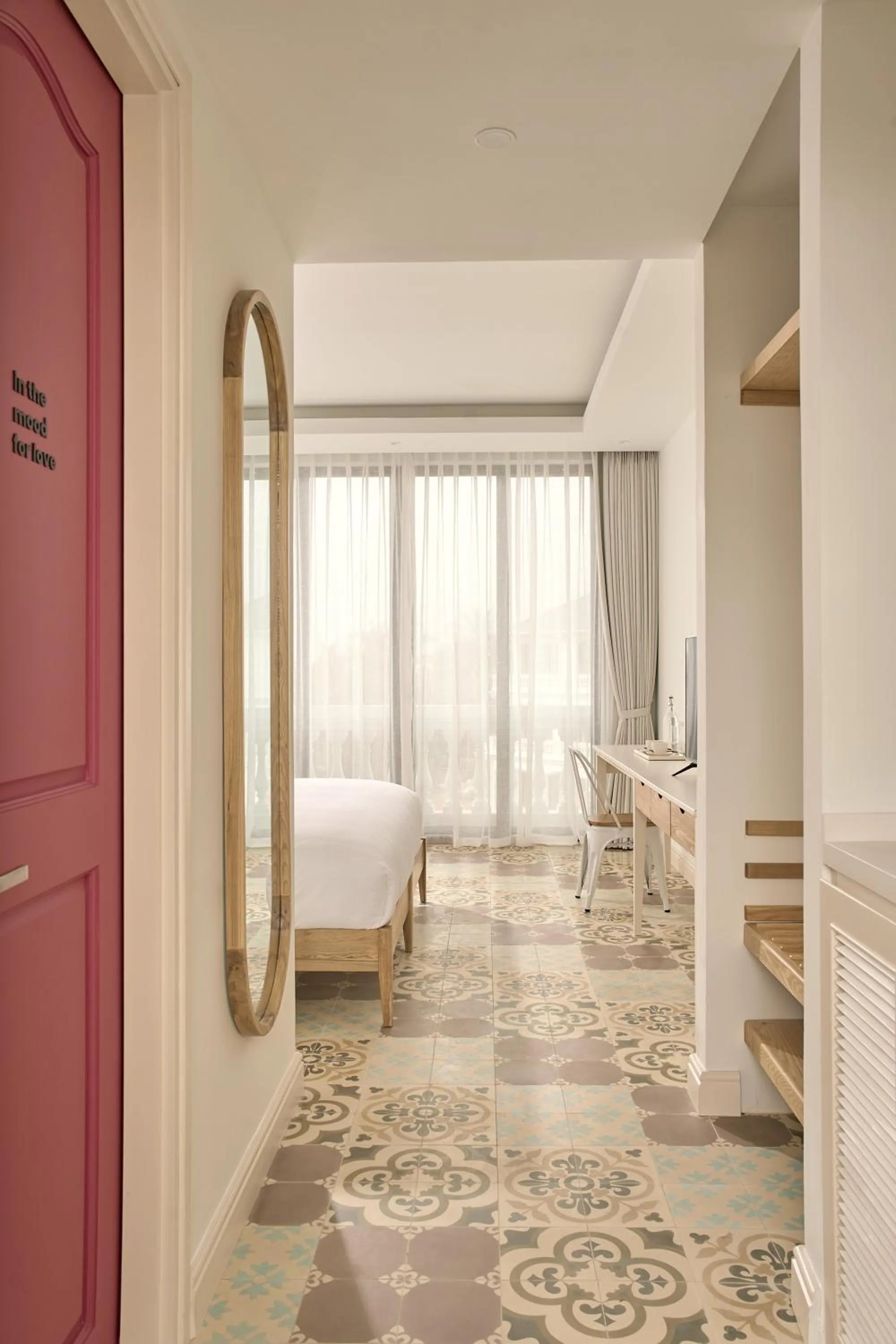 View (from property/room), Bed in Moodhoian Riverside Resort & Spa