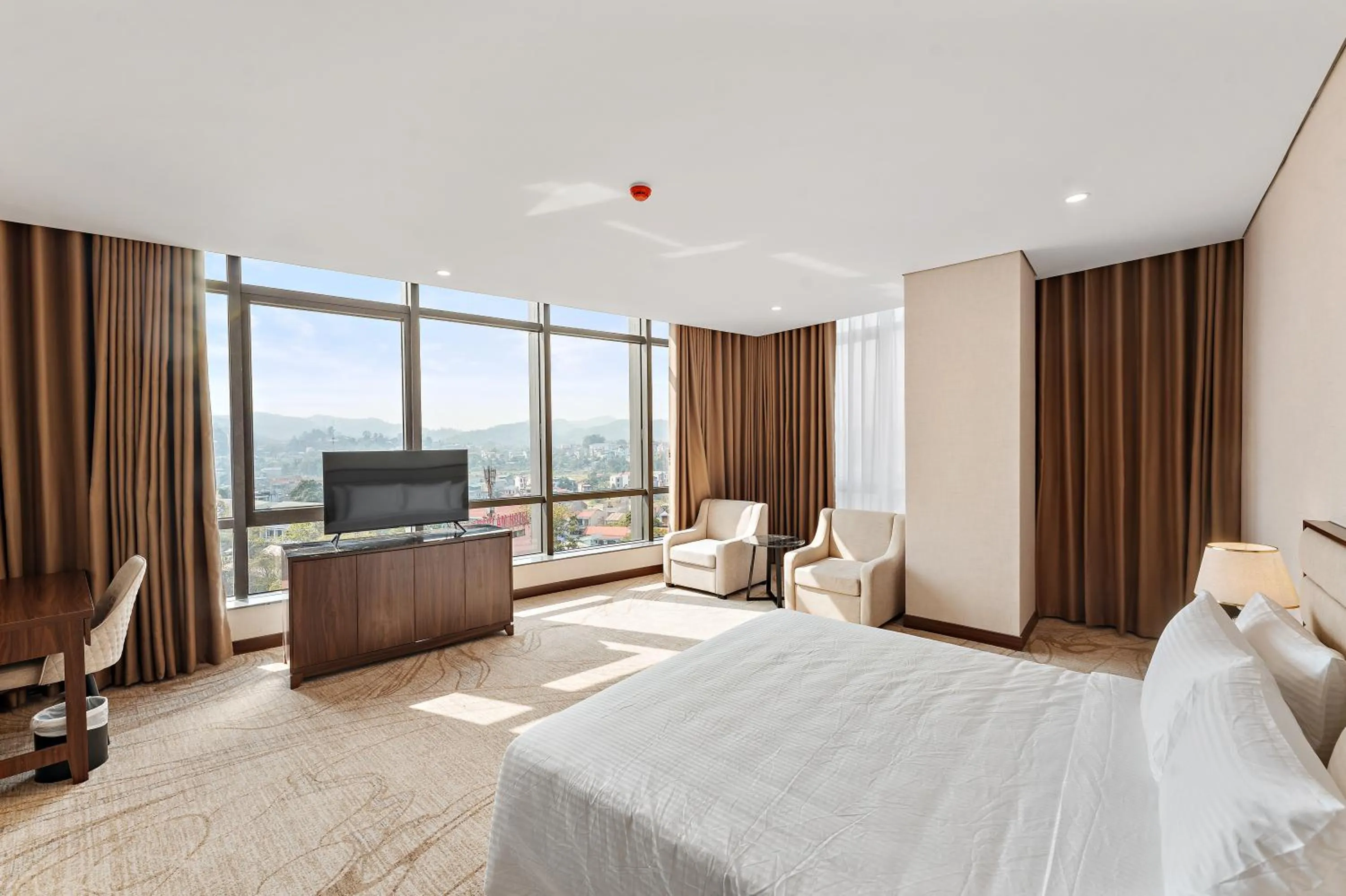 Bed in Muong Thanh Luxury Cao Bang