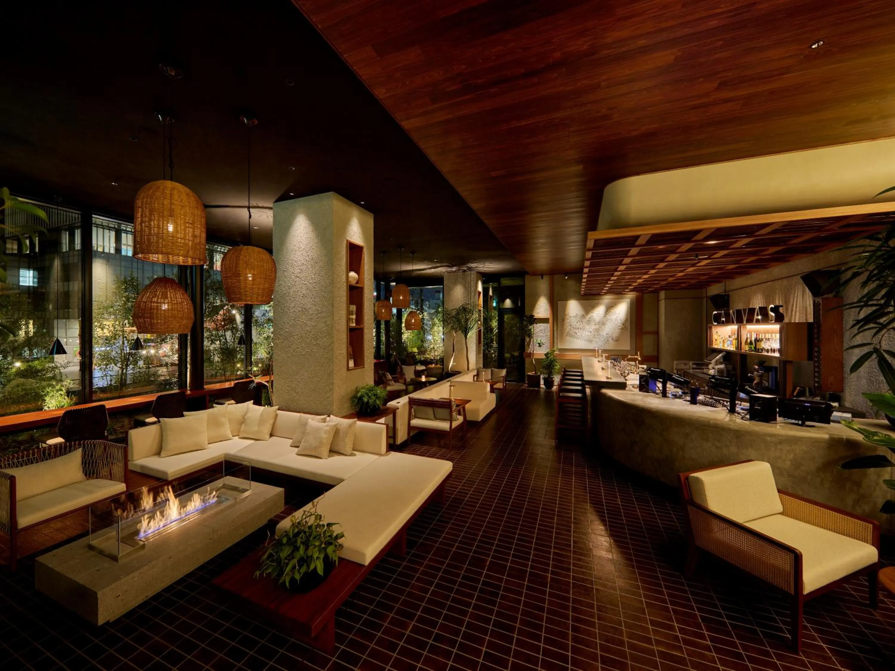 Lounge or bar in The Royal Park Canvas Fukuoka Nakasu