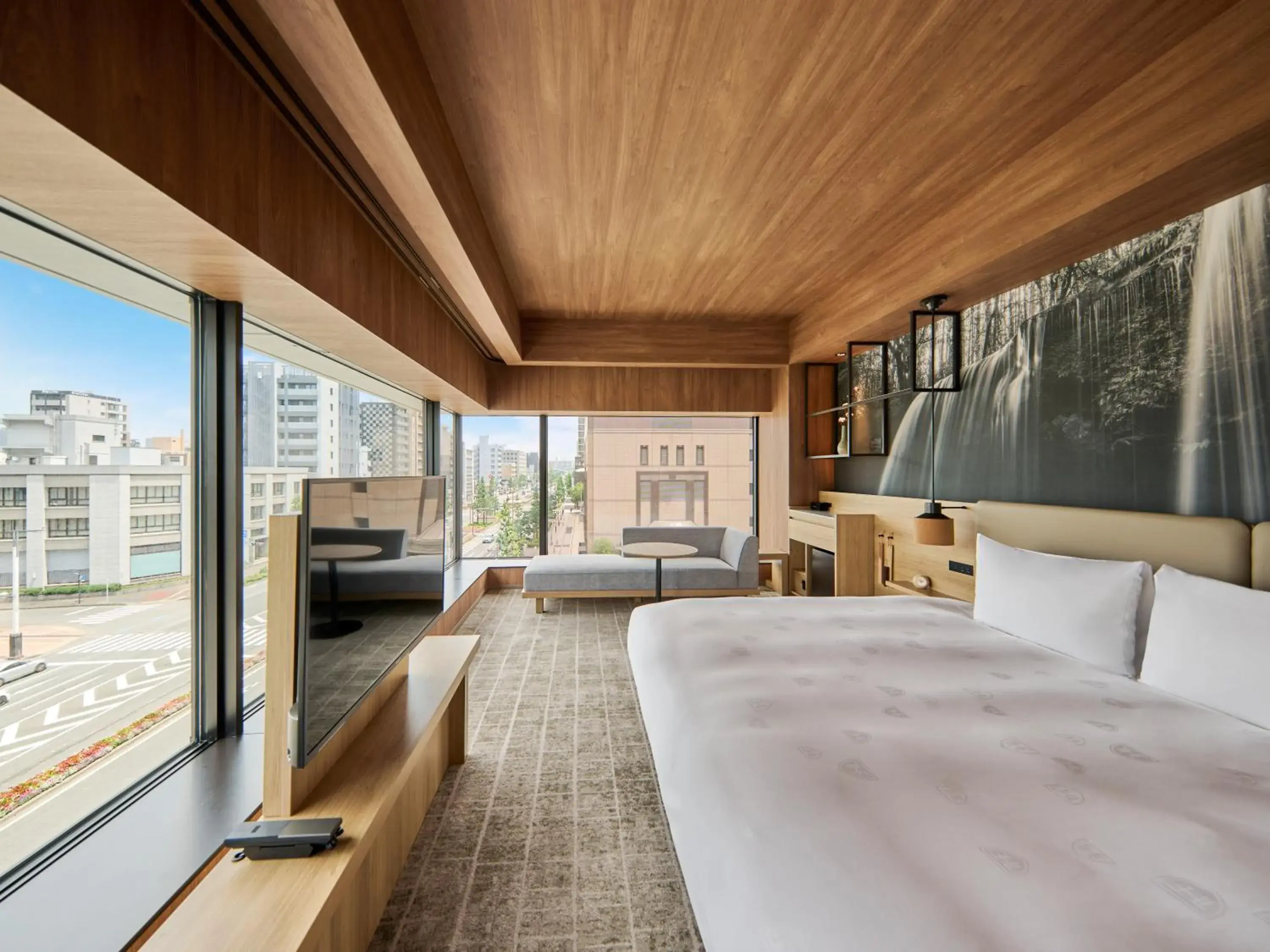 Corner King Room with River View in The Royal Park Canvas Fukuoka Nakasu Corner King Room with River View in The Royal Park Canvas Fukuoka Nakasu