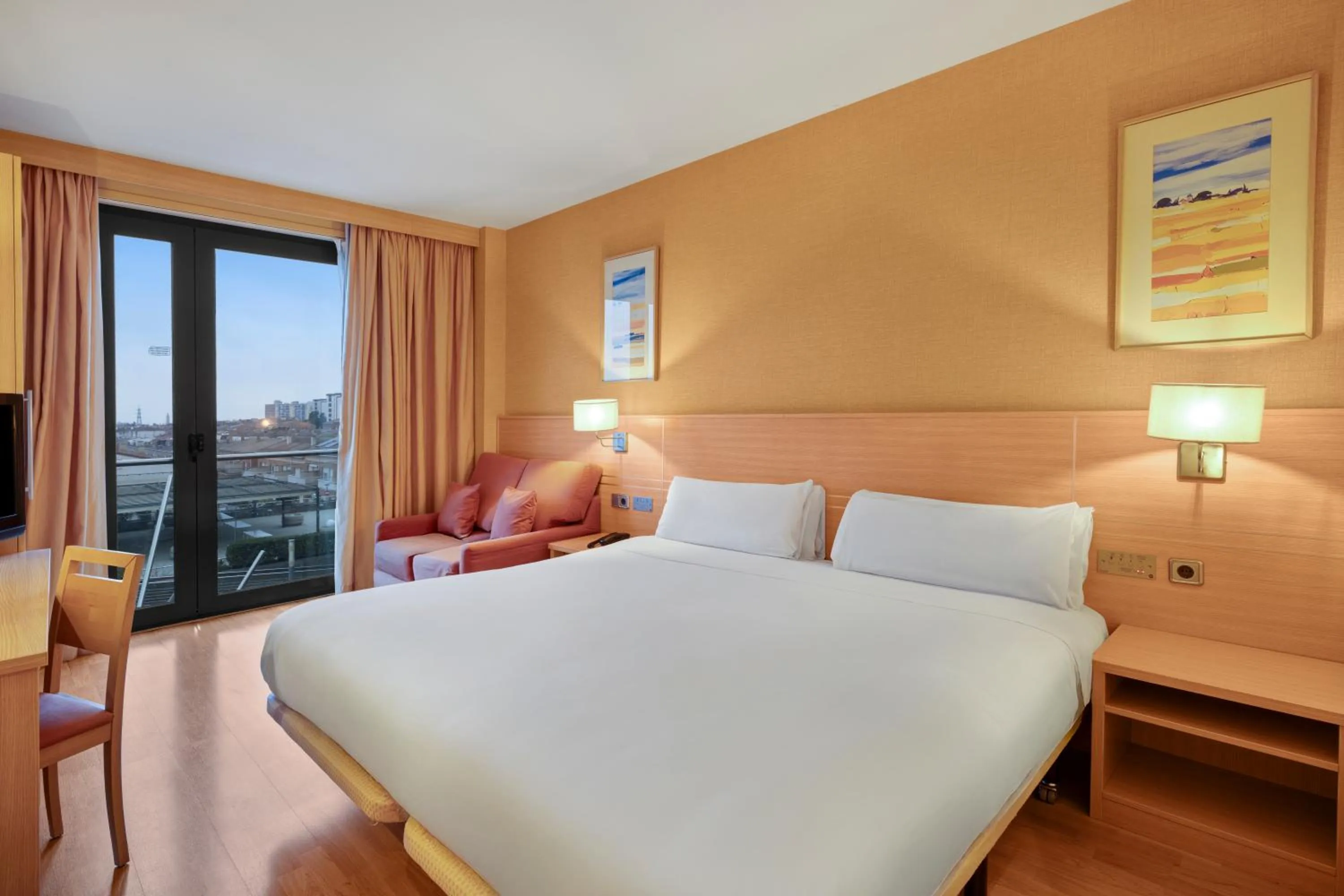 Bed in B&B HOTEL Tarragona Valls