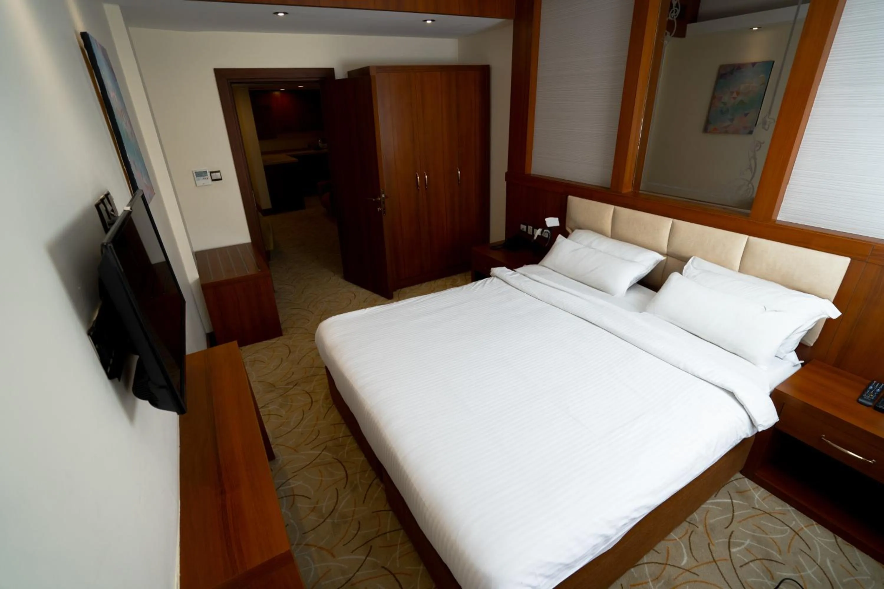 Bed in Shaheen Hotel Baghdad