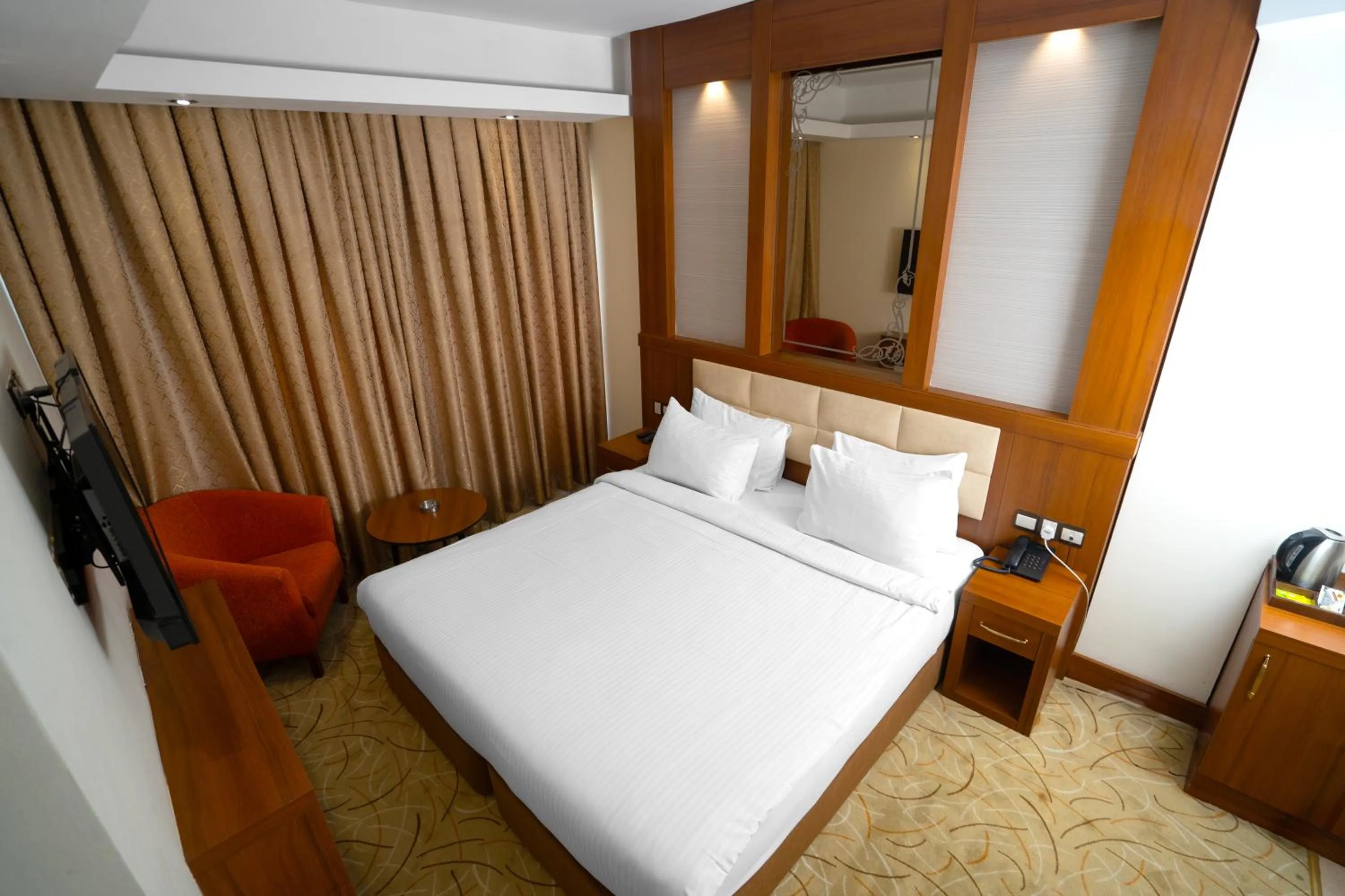 Bed in Shaheen Hotel Baghdad