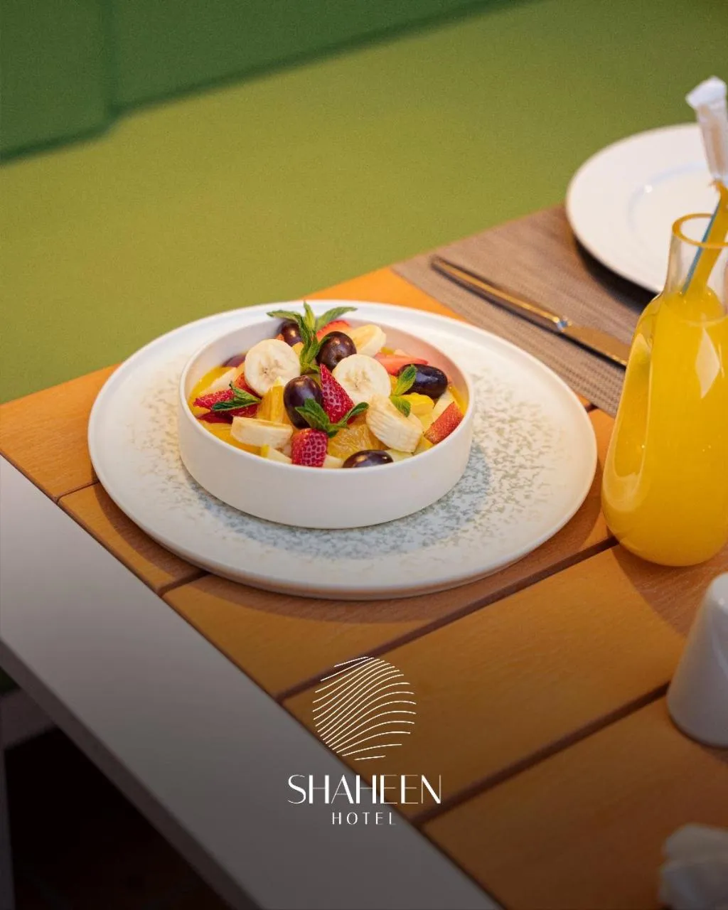 Food and drinks in Shaheen Hotel Baghdad