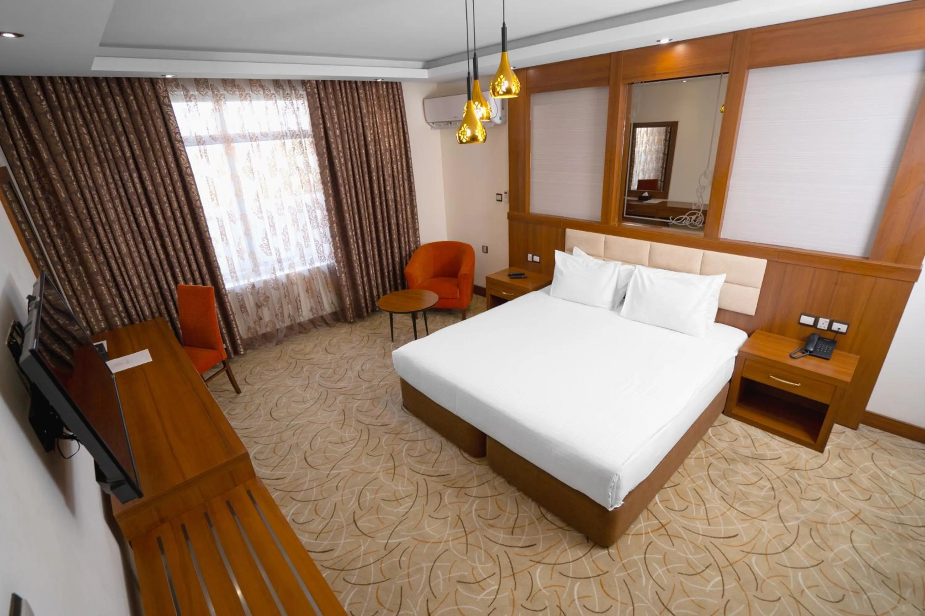 Bed in Shaheen Hotel Baghdad