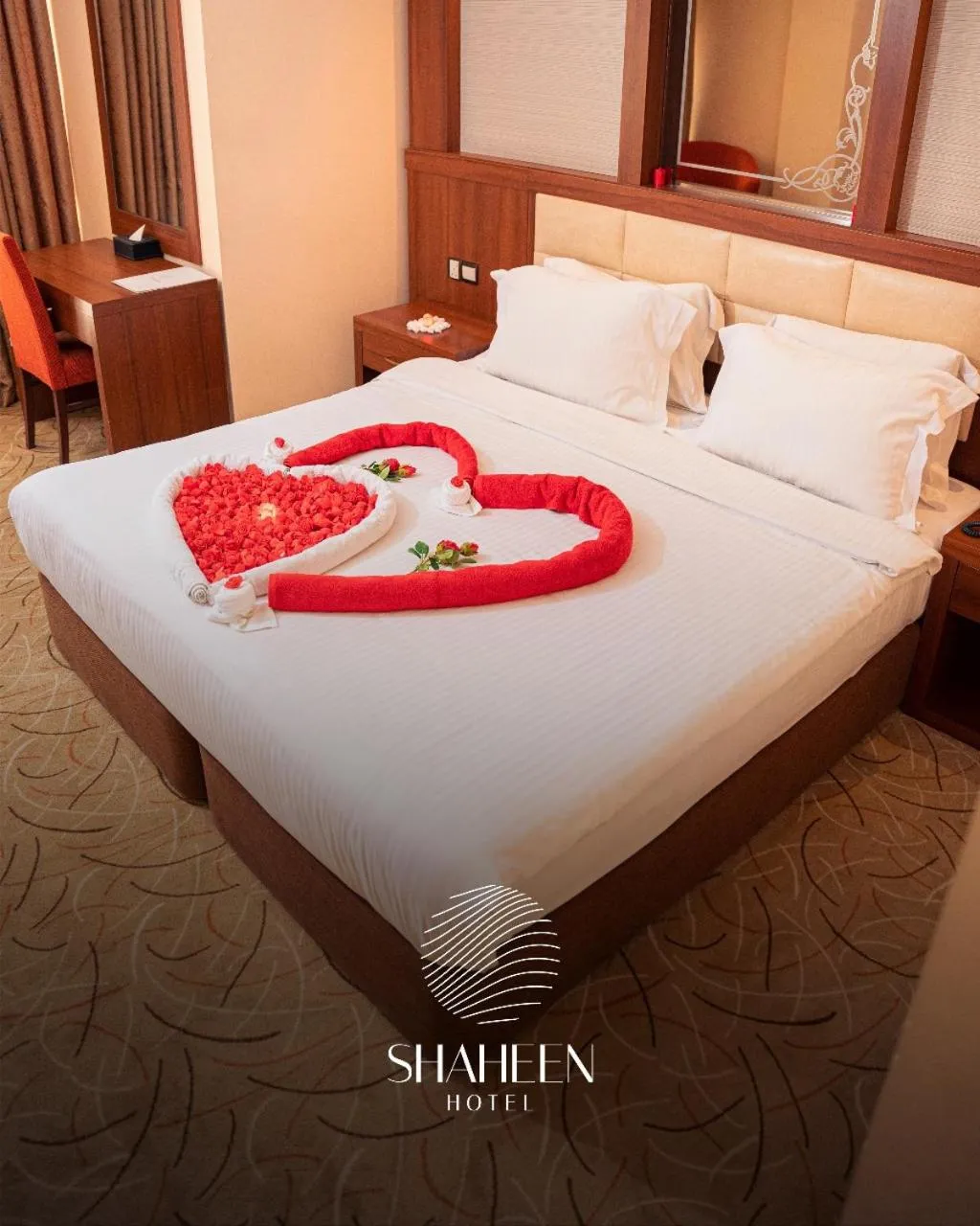 Bed in Shaheen Hotel Baghdad