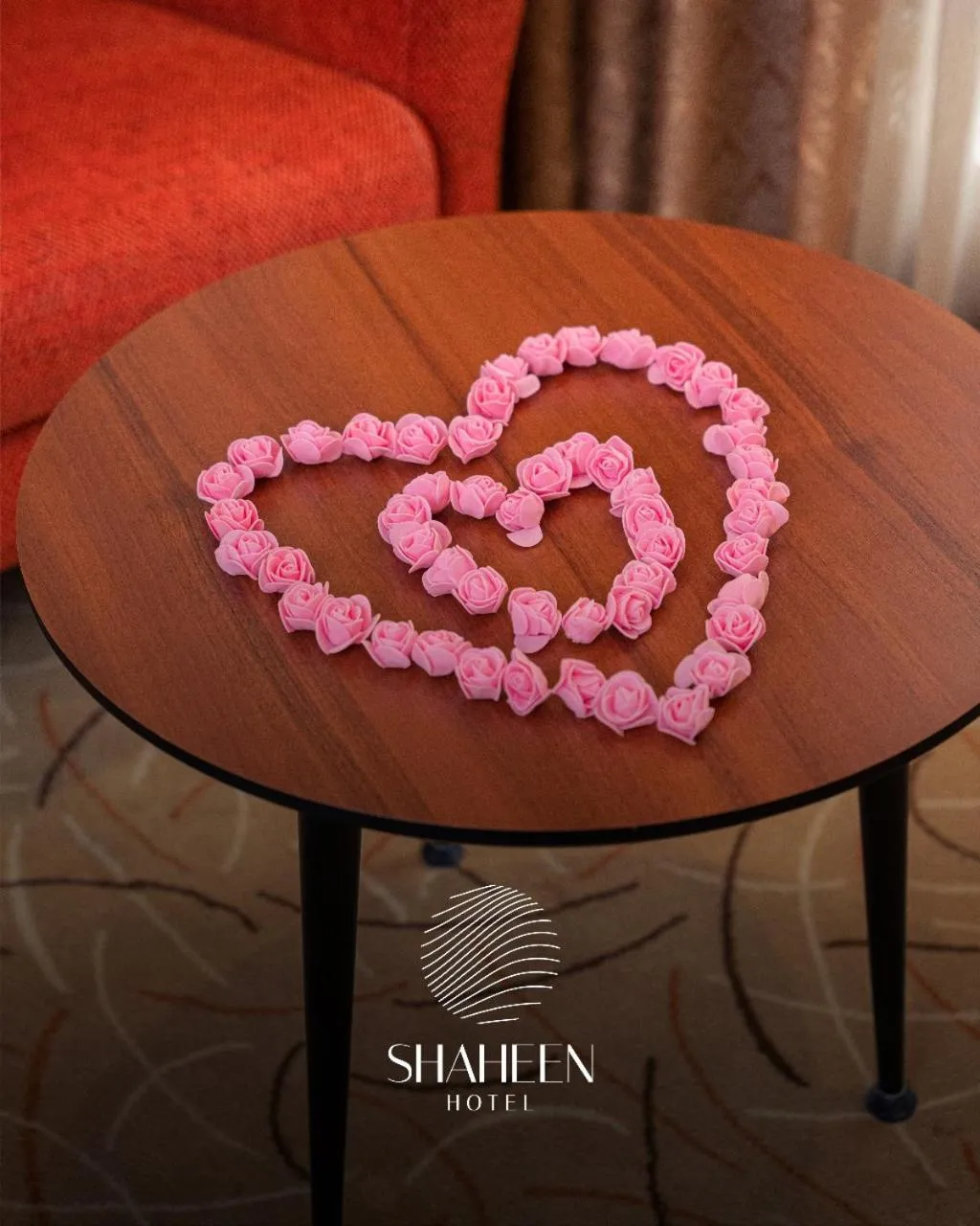 Text overlay in Shaheen Hotel Baghdad