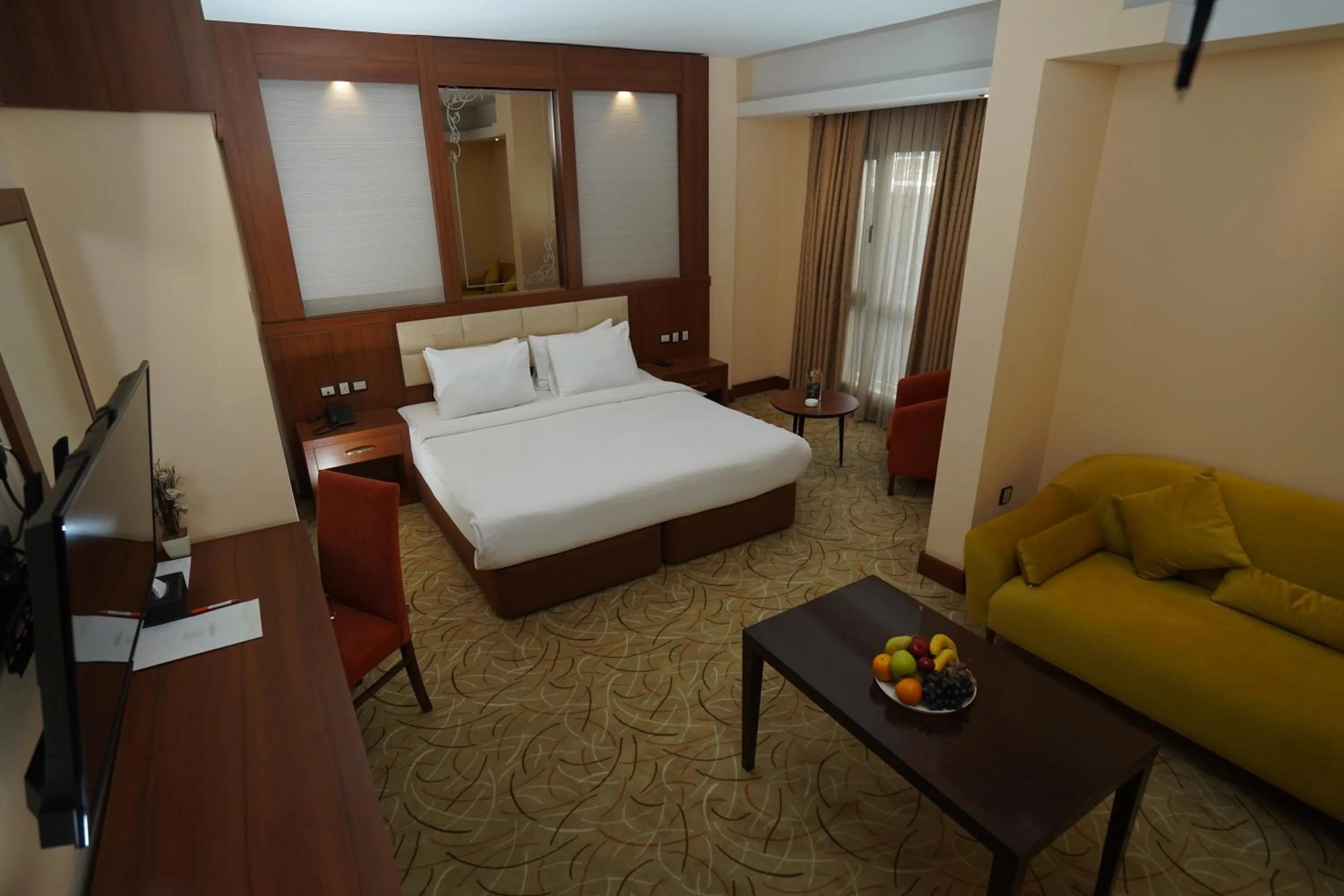 Bed in Shaheen Hotel Baghdad