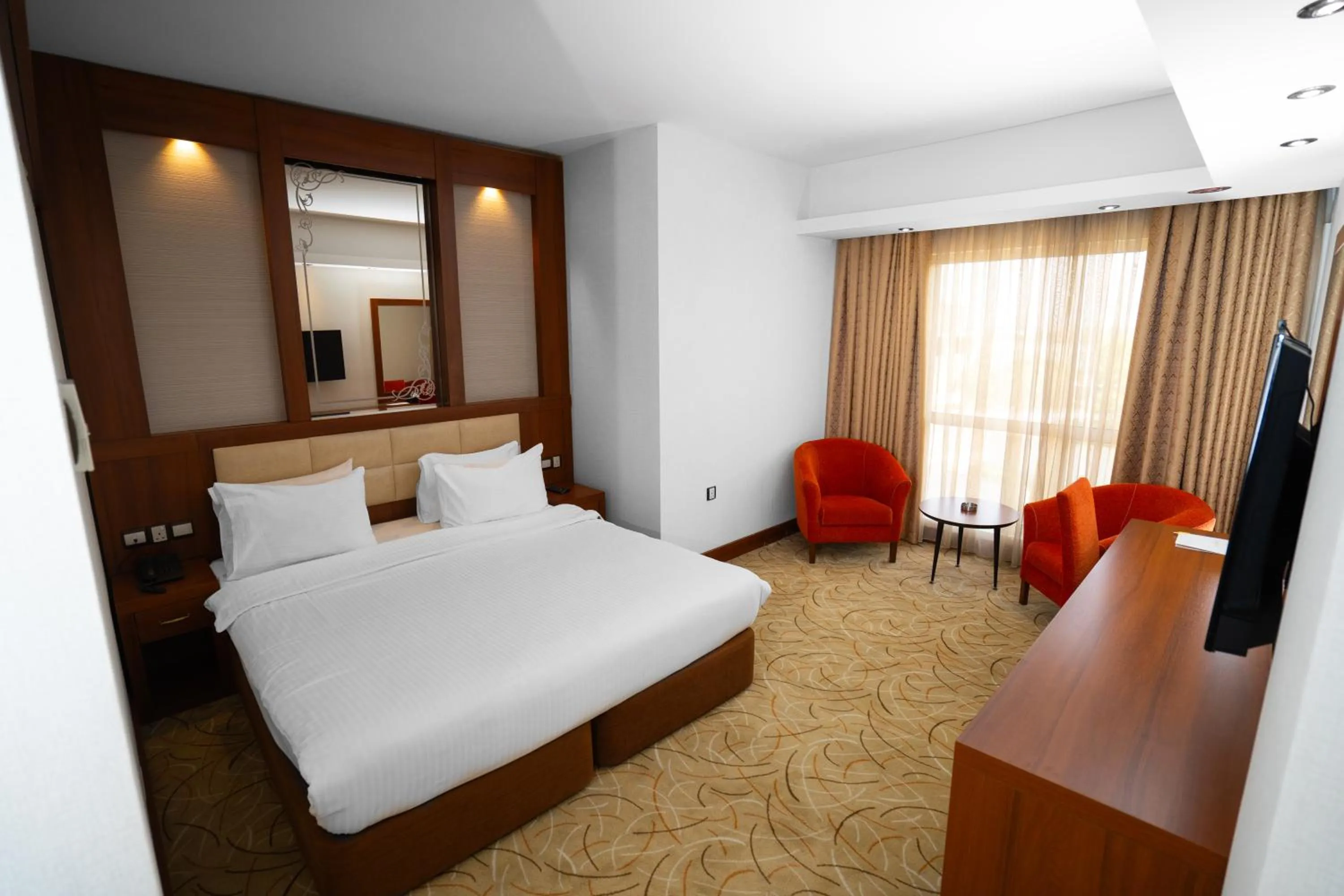 Bed in Shaheen Hotel Baghdad