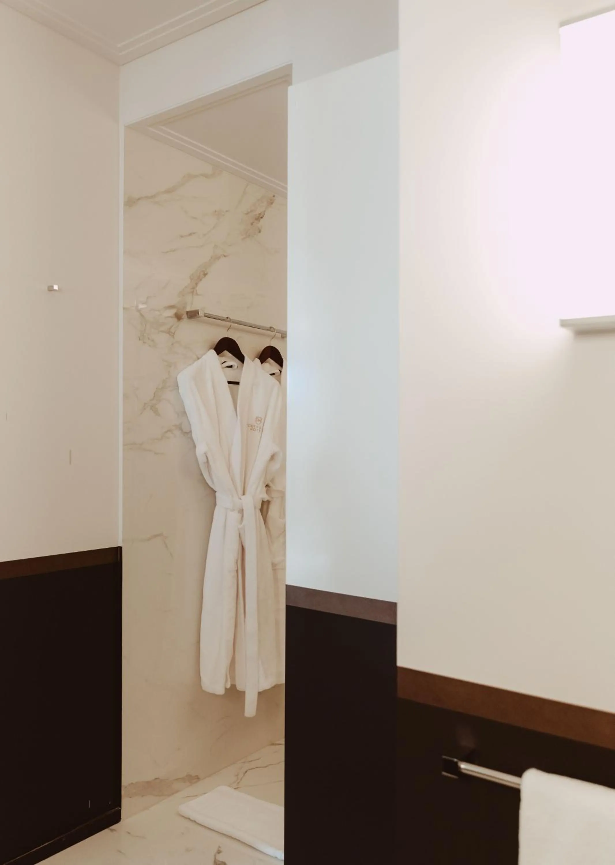 Shower in Cobergher Hotel