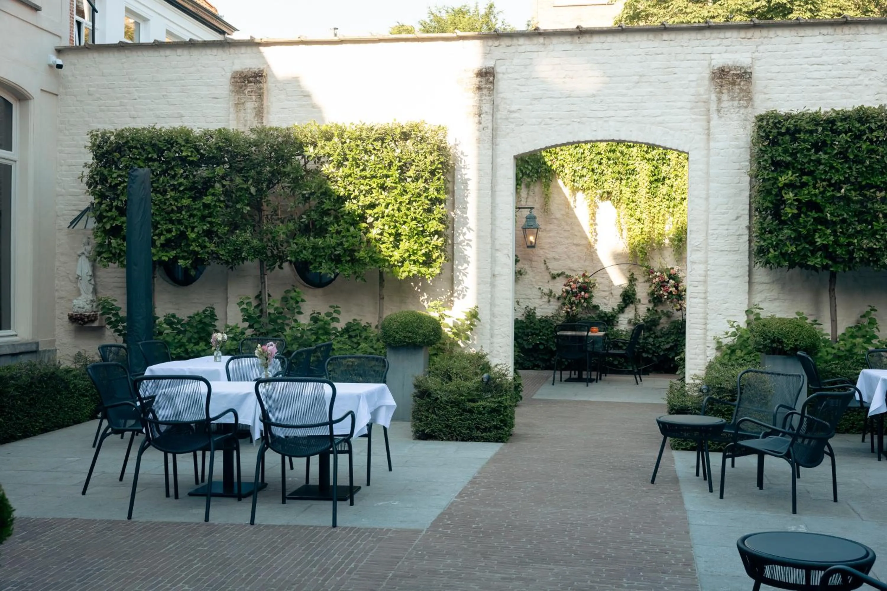 Garden in Cobergher Hotel