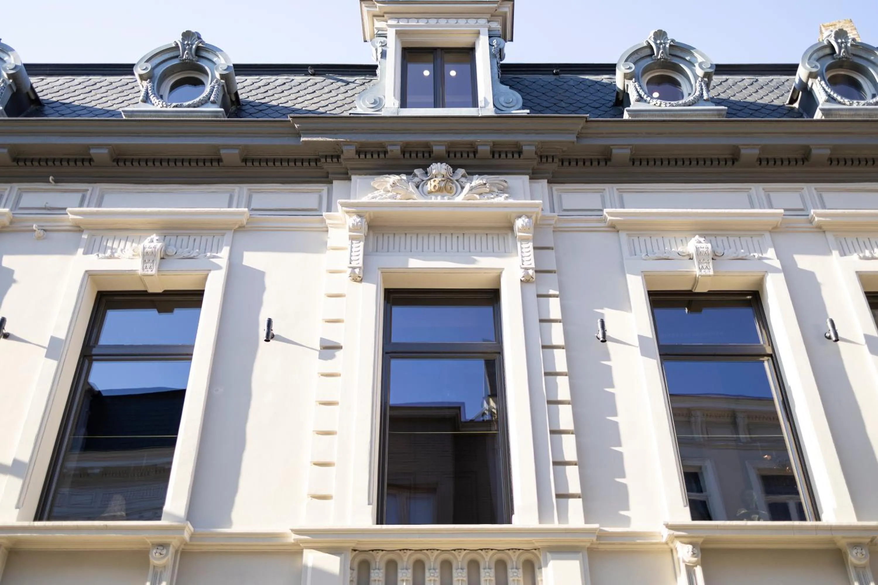Facade/entrance in Cobergher Hotel