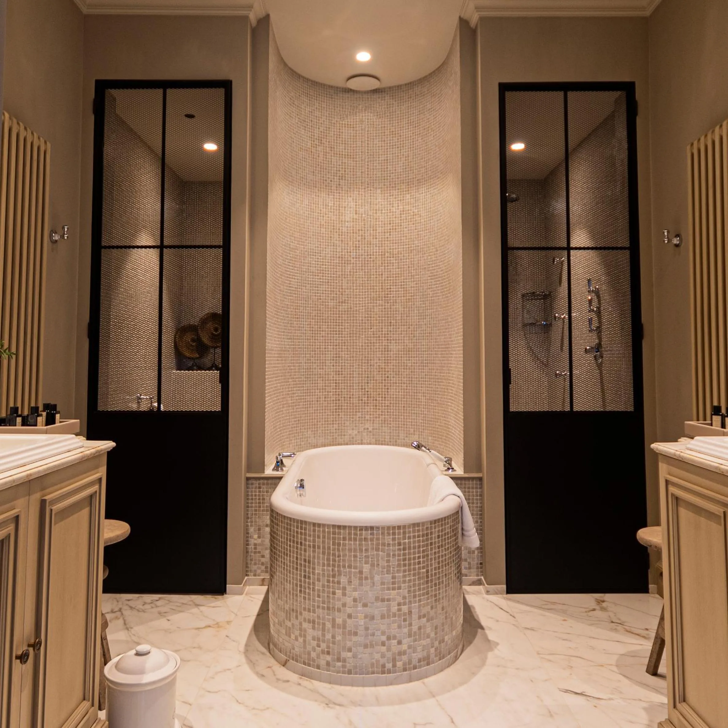 Shower in Cobergher Hotel