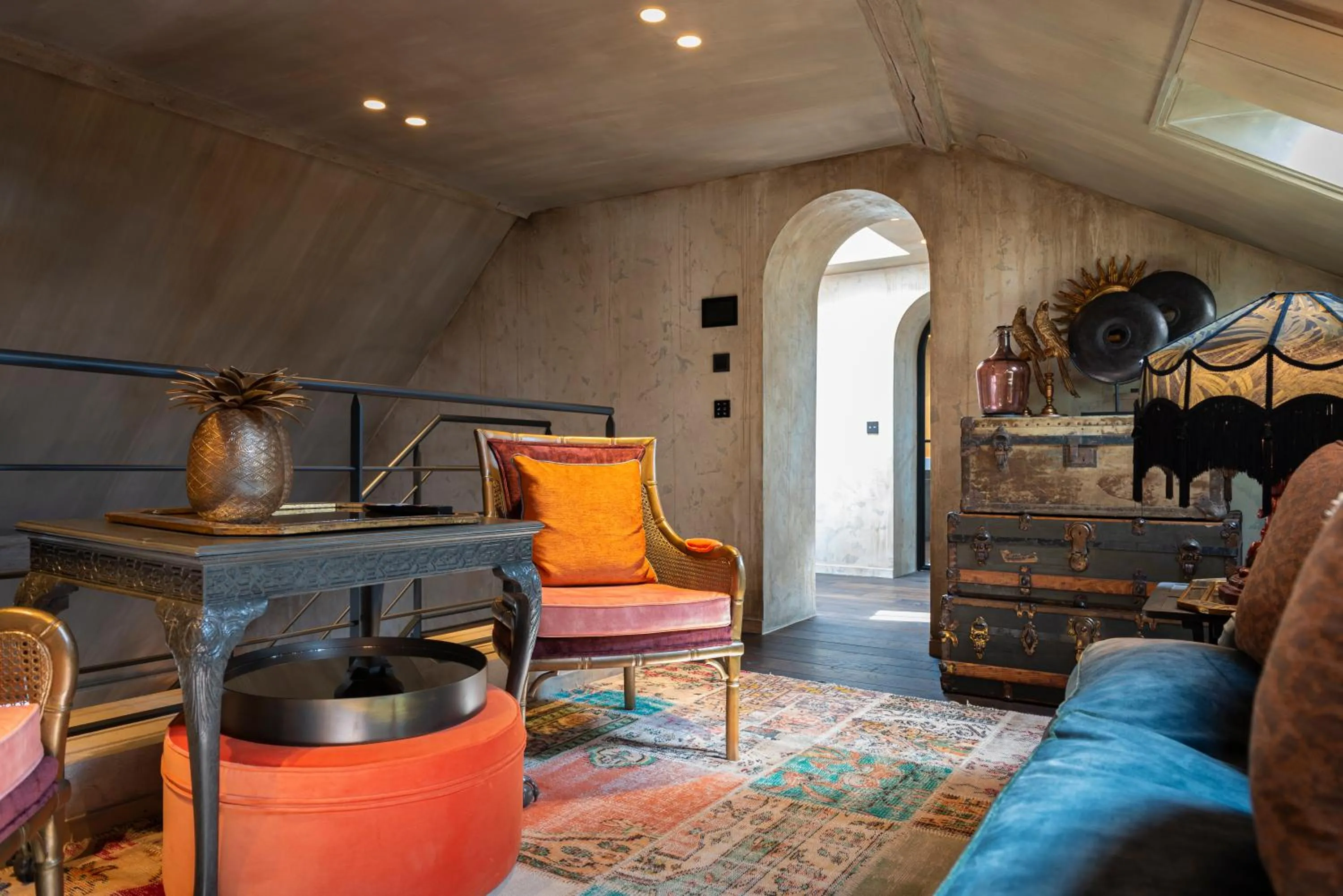 Living room in Cobergher Hotel