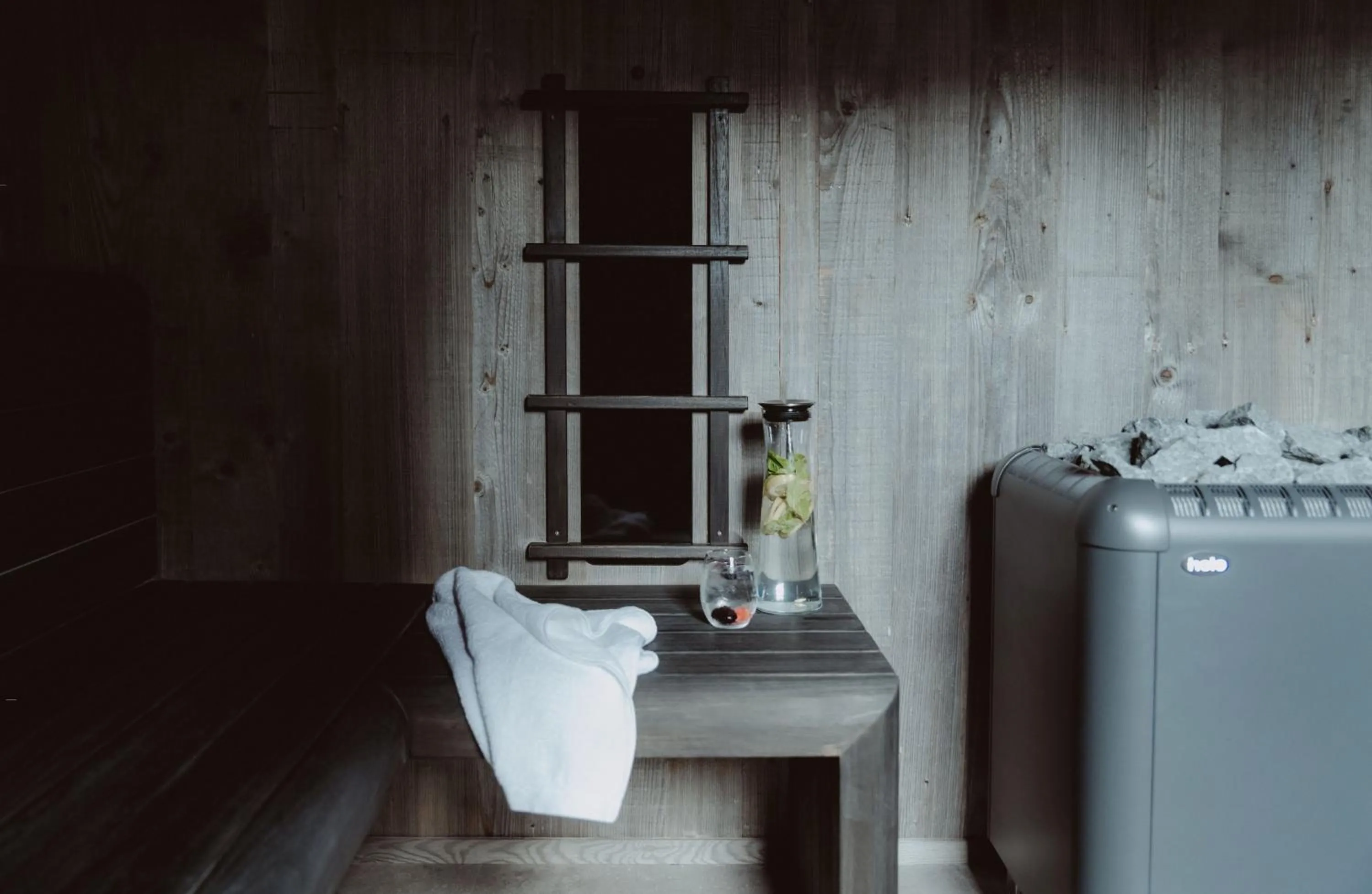 Sauna in Cobergher Hotel