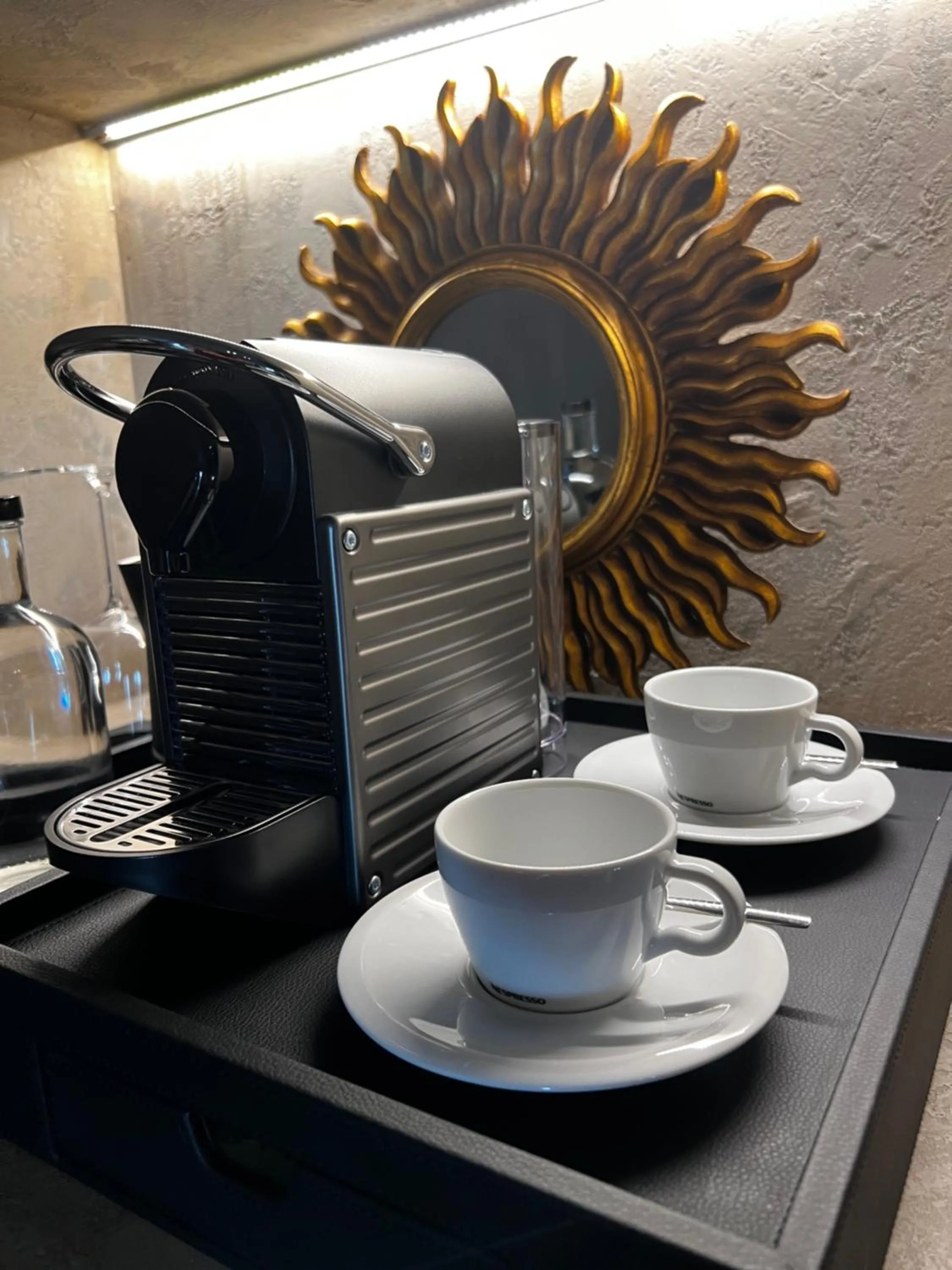 Coffee/tea facilities in Cobergher Hotel