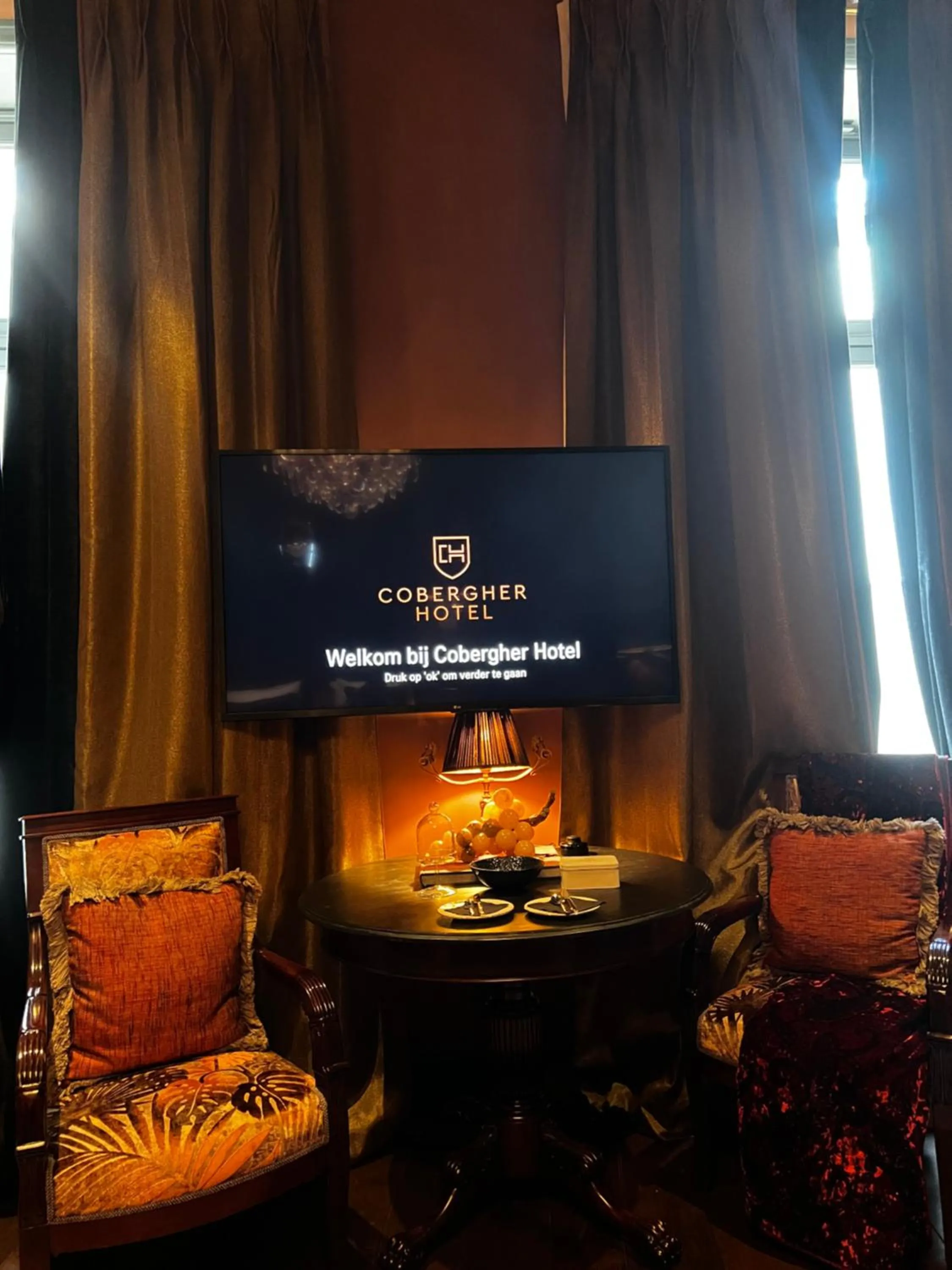 TV and multimedia in Cobergher Hotel