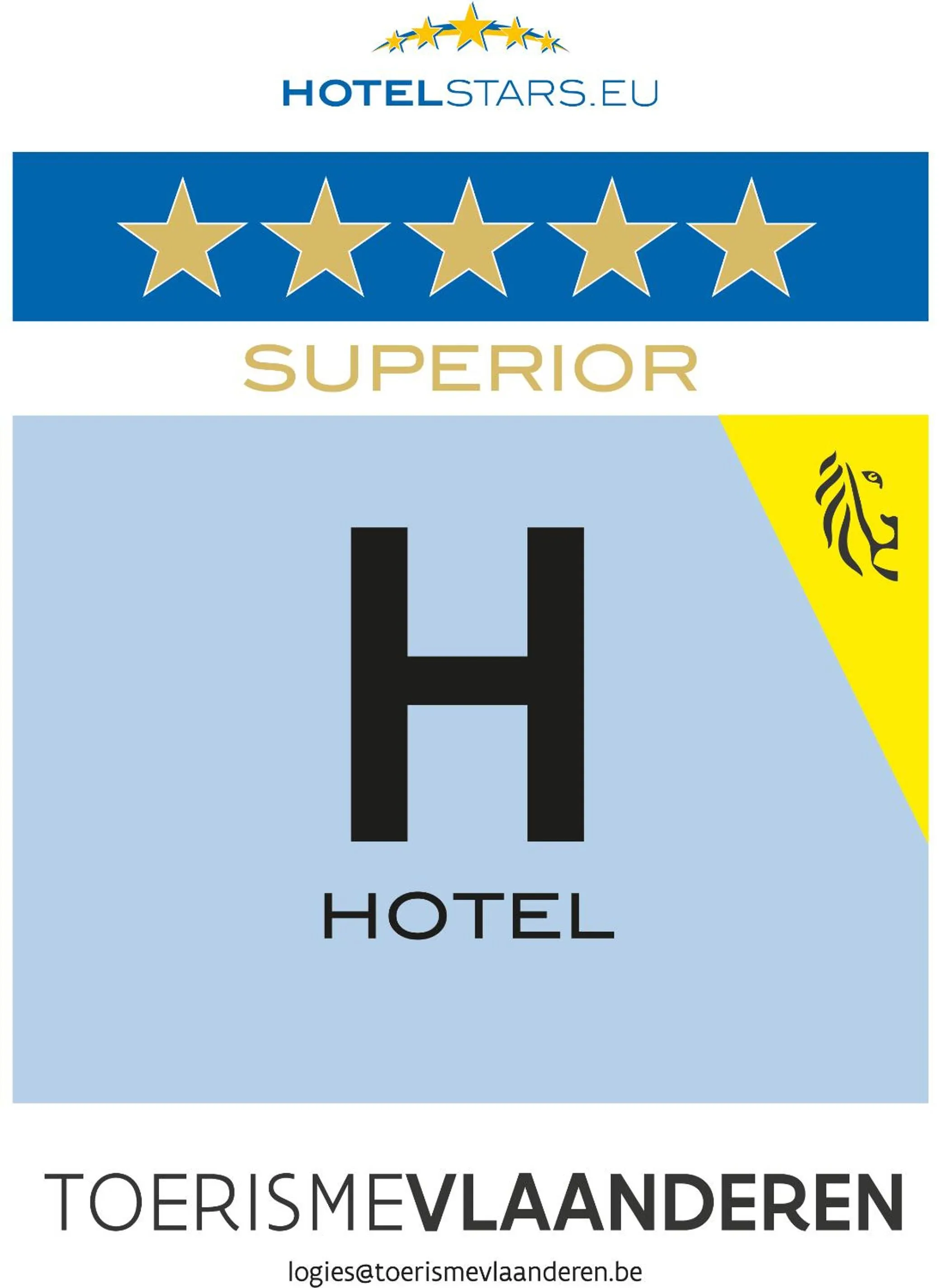 Logo/Certificate/Sign in Cobergher Hotel
