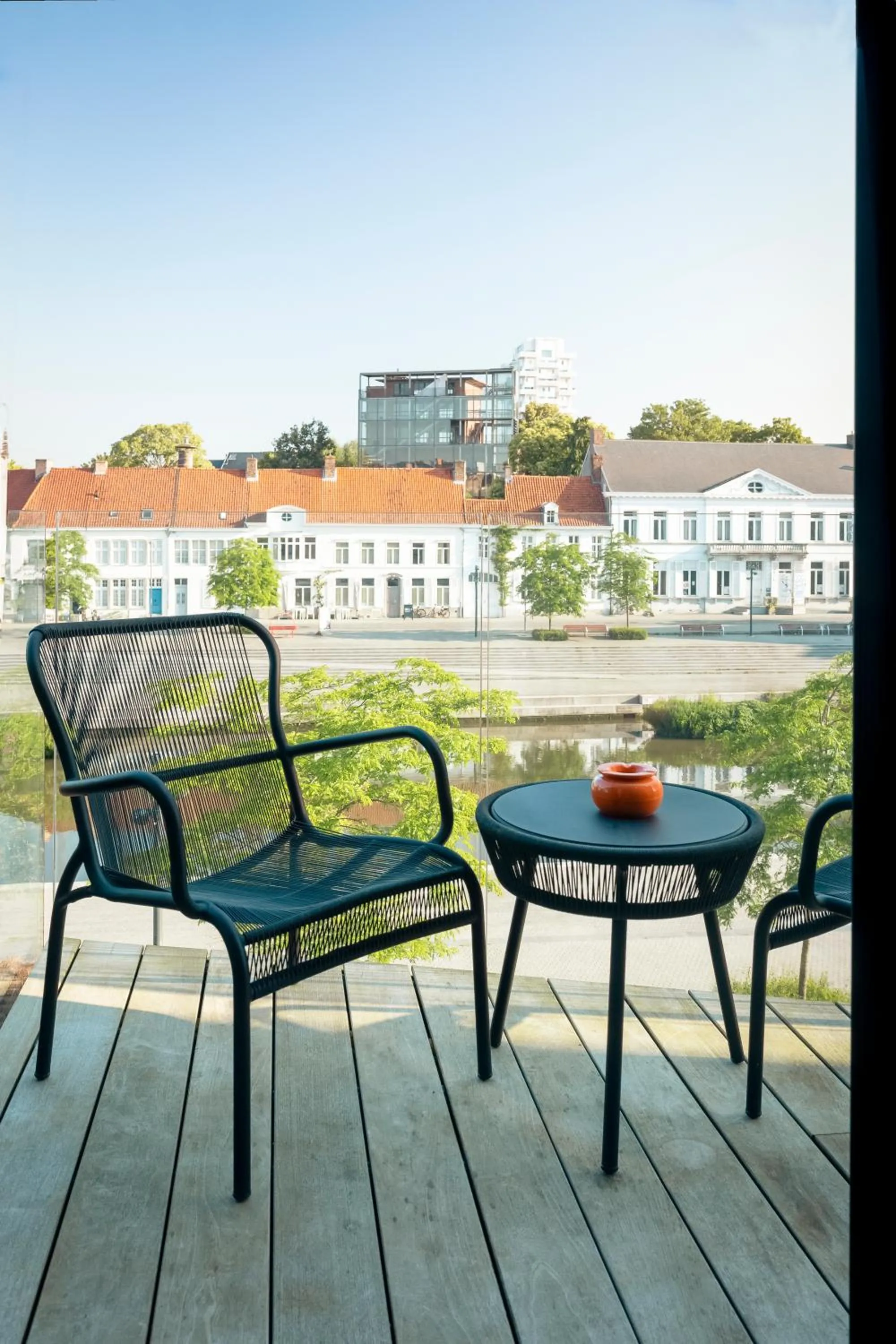 View (from property/room) in Cobergher Hotel